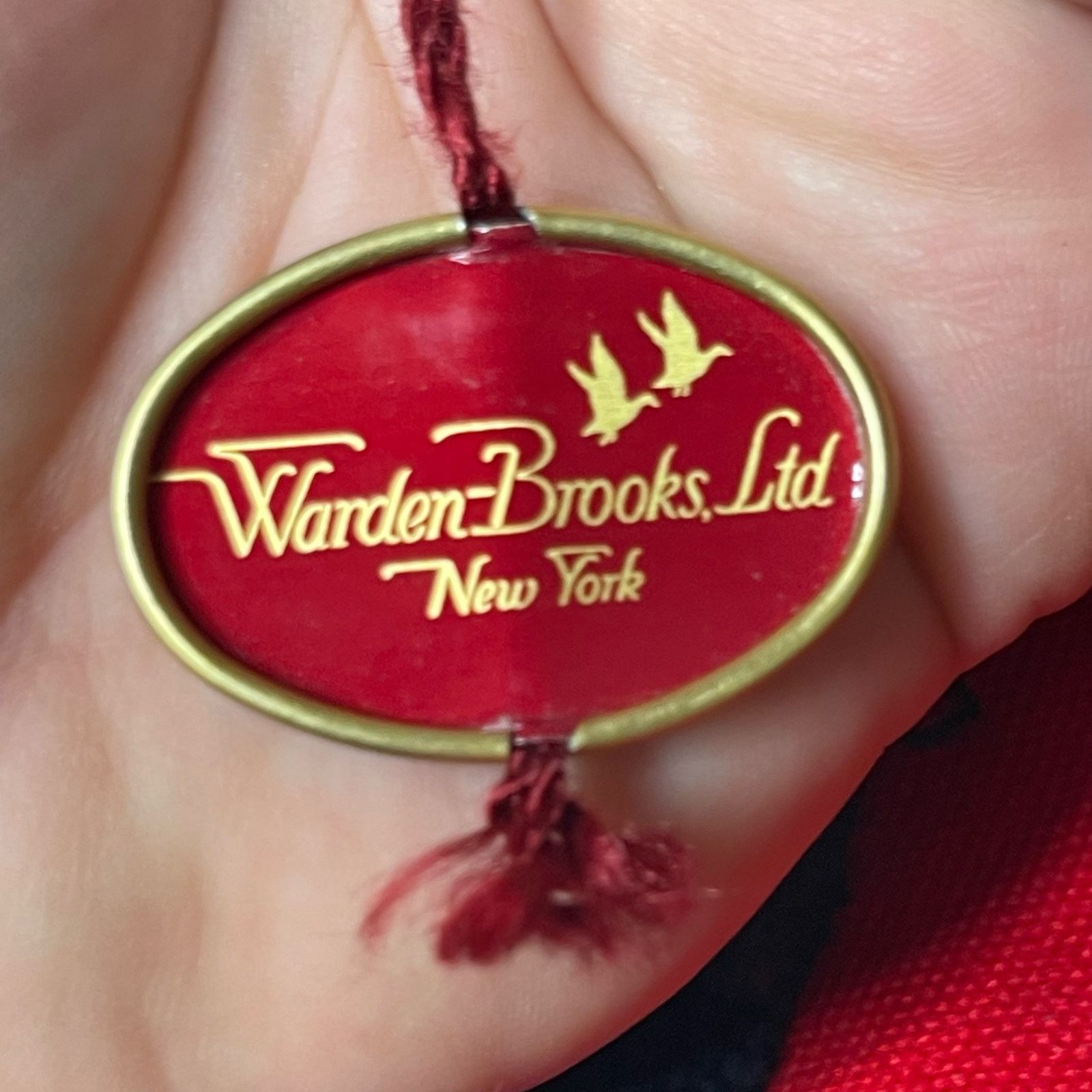 Other Warden Brooks Ltd. Duffle Bag Red OS Size ONE SIZE - 8 Thumbnail