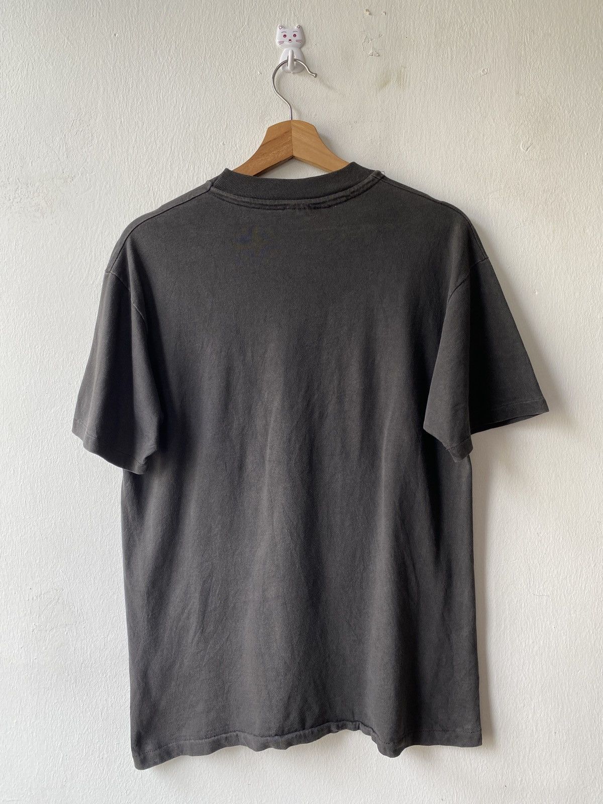 Habitat × Vintage 1990s - Wolf Print Crew Neck Tee By Harlequin Size US M / EU 48-50 / 2 - 7 Thumbnail