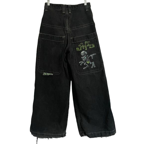 JNCO Vintage 90s JNCO Black Trog Jeans - 30", Unisex 🇺🇸 Size US 30 / EU 46 - 1 Thumbnail