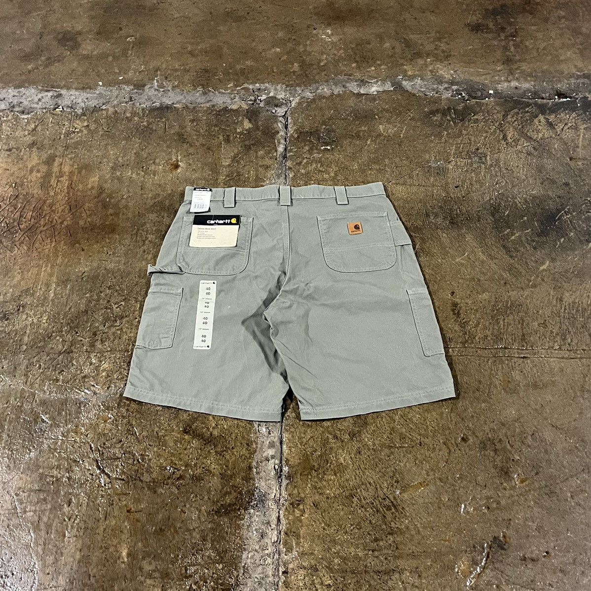 Carhartt × Vintage Crazy Carhartt Carpenter Canvas Short Y2K Workwear NWT Size US 40 / EU 56 - 1 Thumbnail