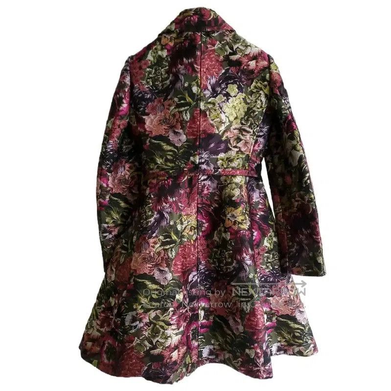 Valentino Valentino Floral Print Long Coat for Women . Size S / US 4 / IT 40 - 5 Thumbnail