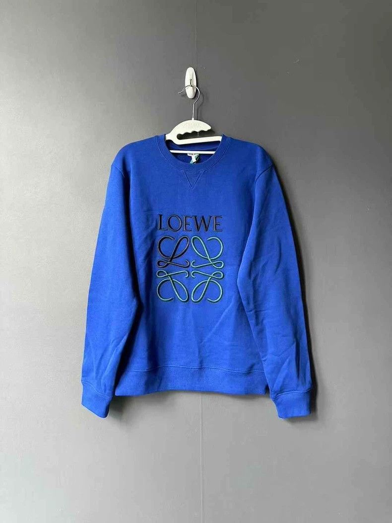 Loewe LOEWE Blue embroidered sweater Size S / US 4 / IT 40 - 1 Thumbnail