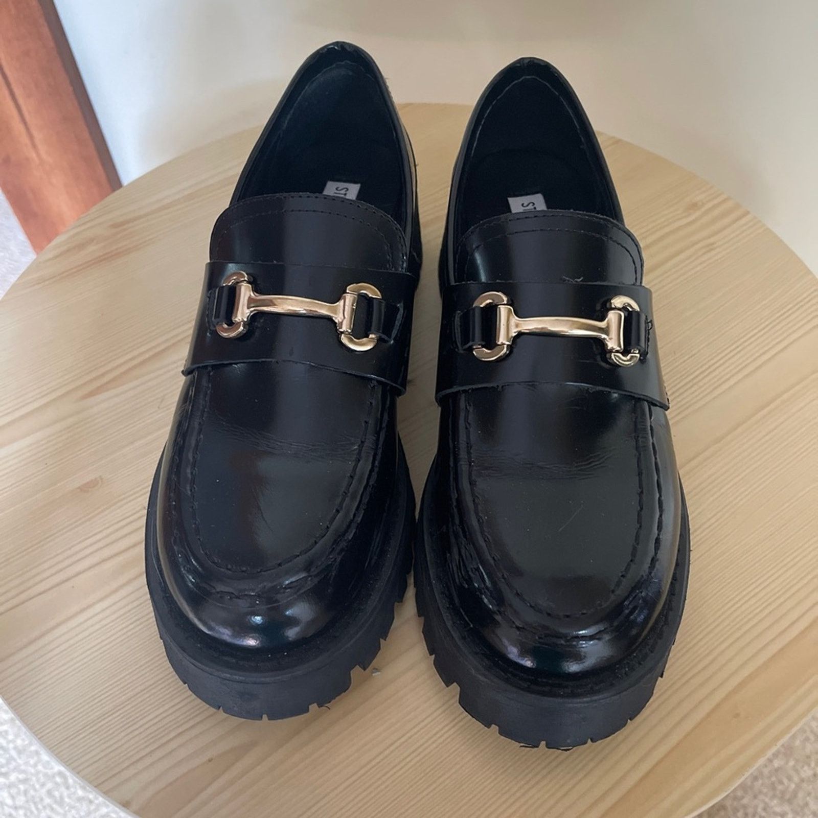 Steve Madden Steve Madden Lando Black Loafers Size US 8.5 / IT 38.5 - 1 Thumbnail