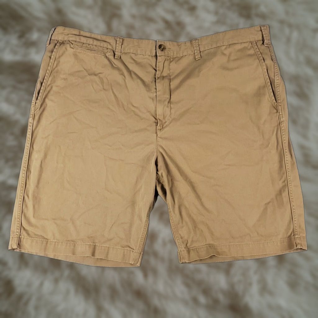 Ralph Lauren Ralph Lauren Mens Brown Flat Front Chino Shorts Size 44 Extra Large Size US 44 / EU 60 - 1 Thumbnail