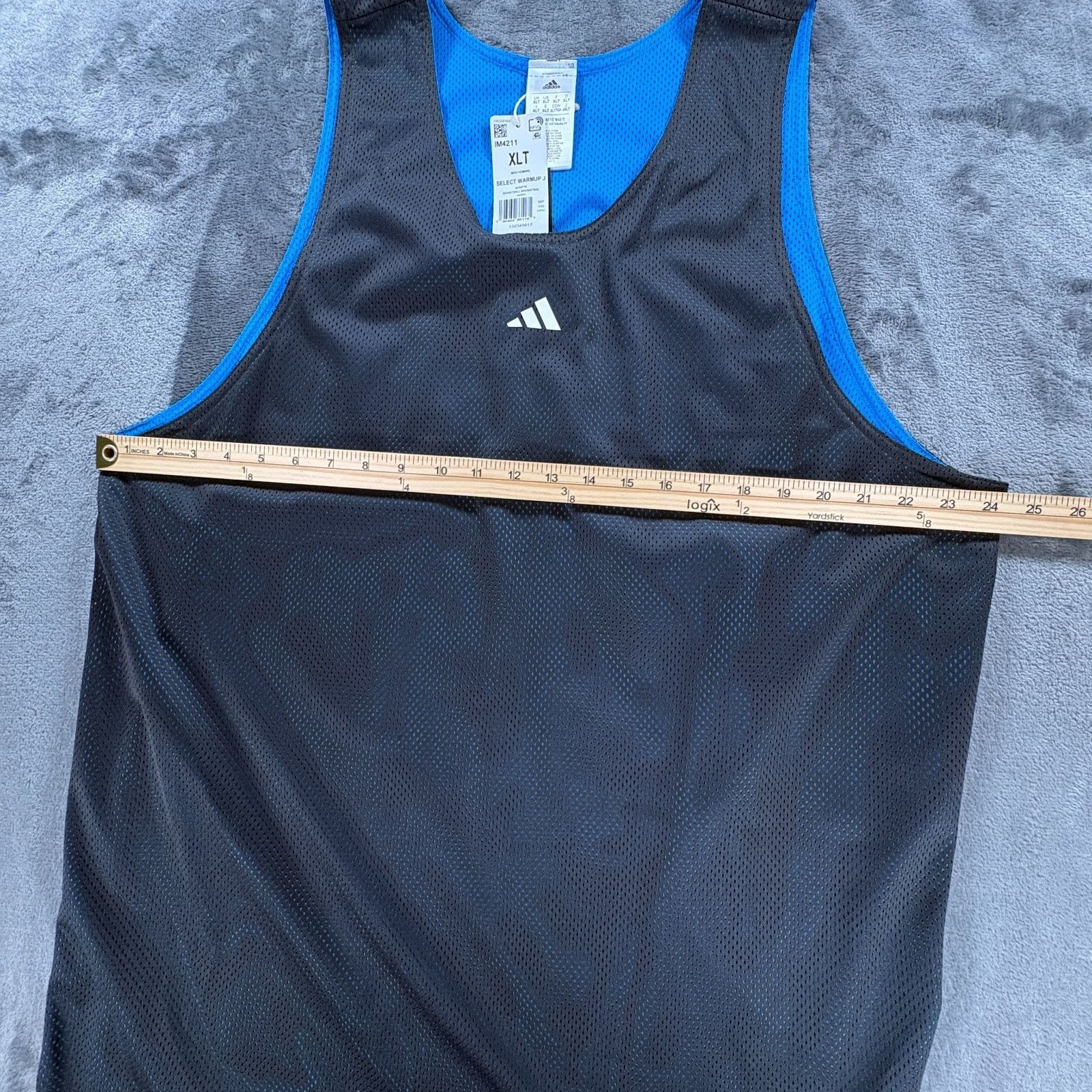 Adidas Adidas Select Warmup Basketball Jersey Men XLT Reversible Me Size US XL / EU 56 / 4 - 6 Thumbnail