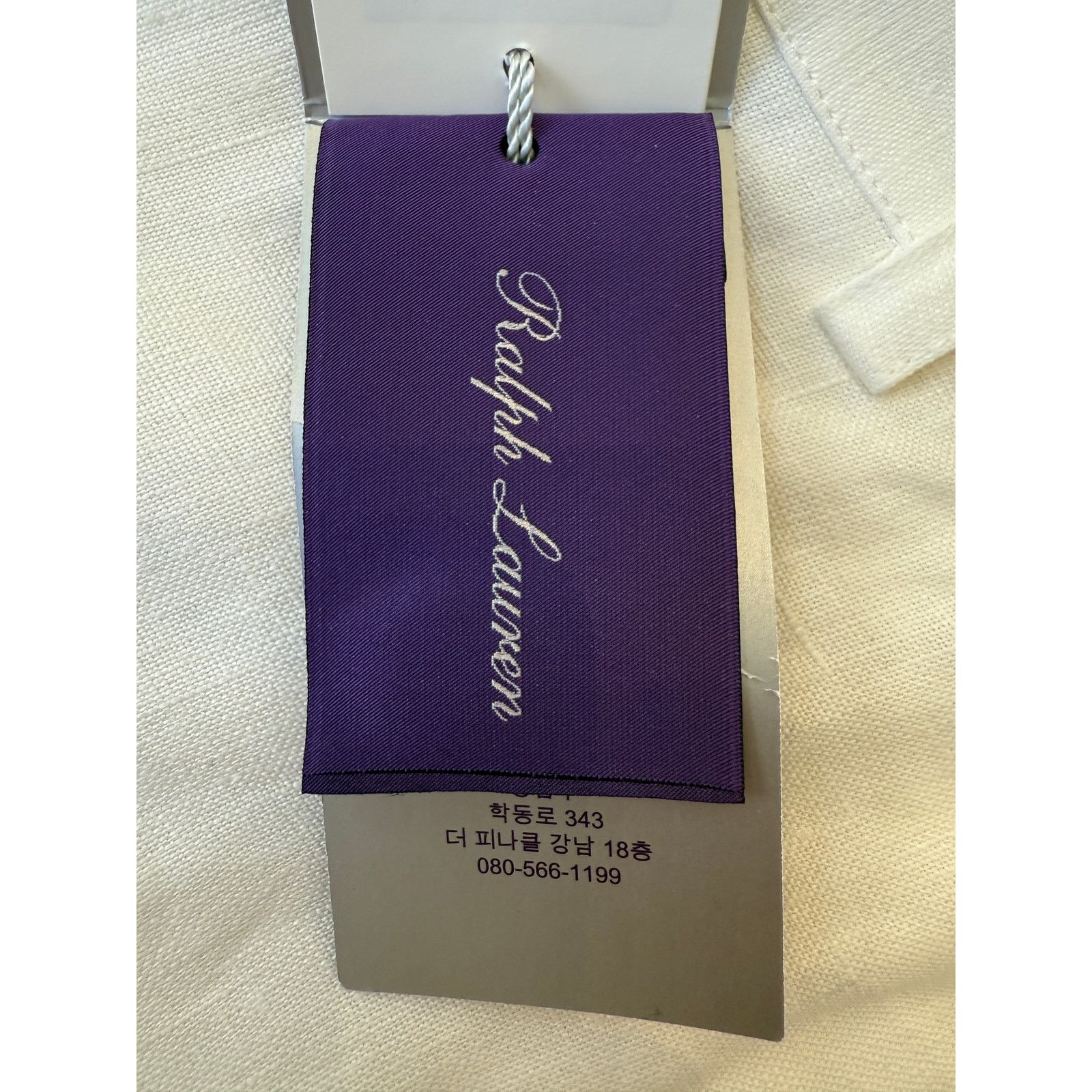 Ralph Lauren Purple Label $1.9k Ralph Lauren Purple Label Wide Leg Linen Cargo Pants Size 27" / US 4 / IT 40 - 7 Thumbnail