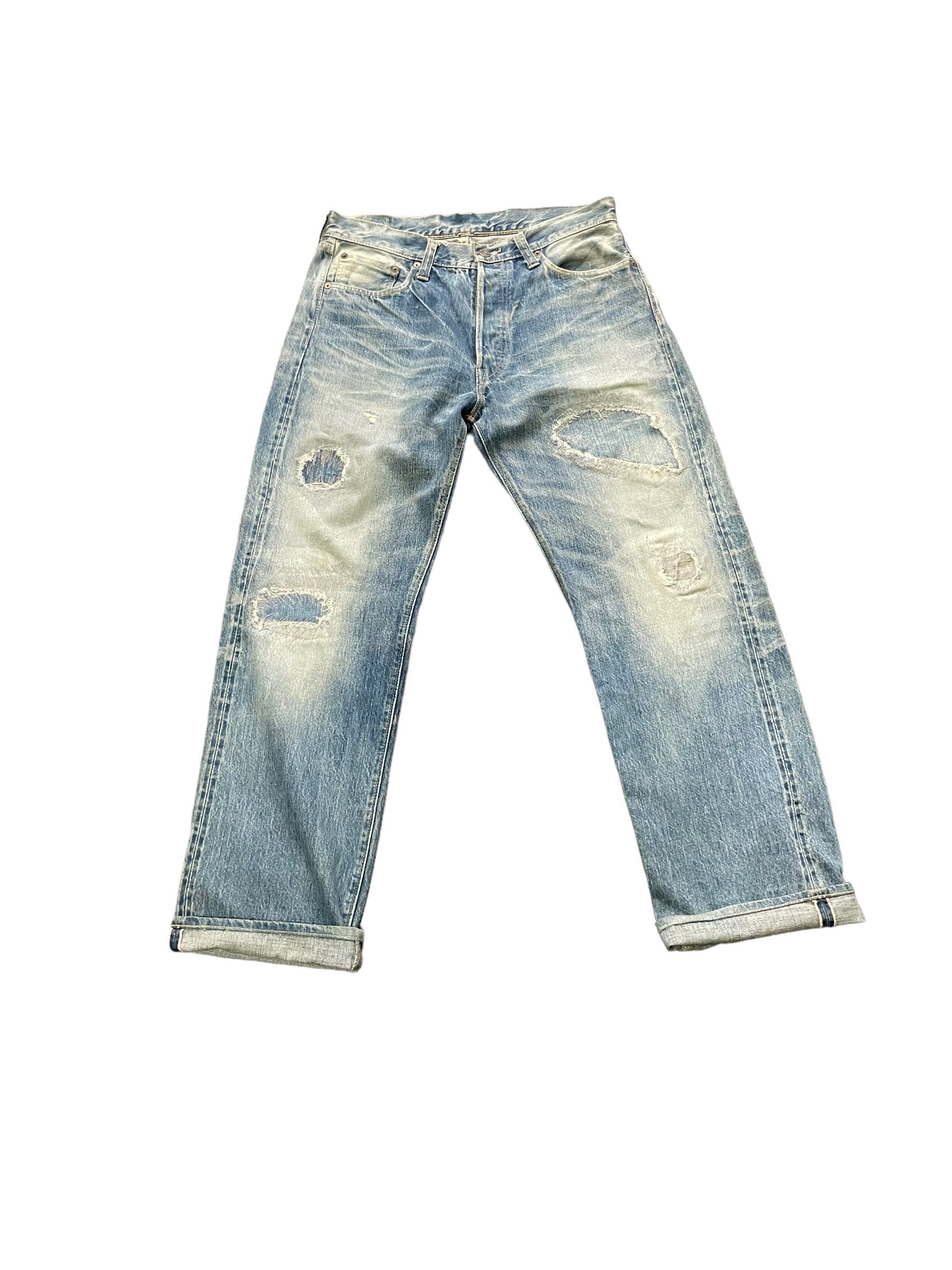 Sugar Cane Vintage Sugar Cane Star Selvedge Distresed Denim Size US 32 / EU 48 - 1 Thumbnail
