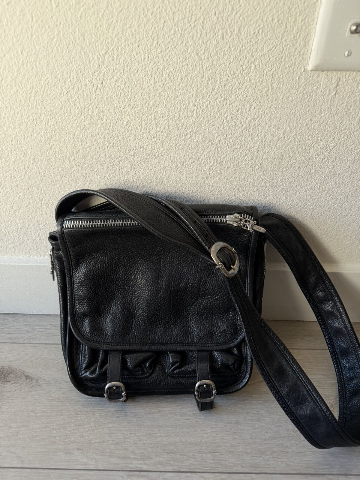 Chrome Hearts CH Tiny Gunslinger Leather Shoulder Bag Size ONE SIZE - 1 Thumbnail