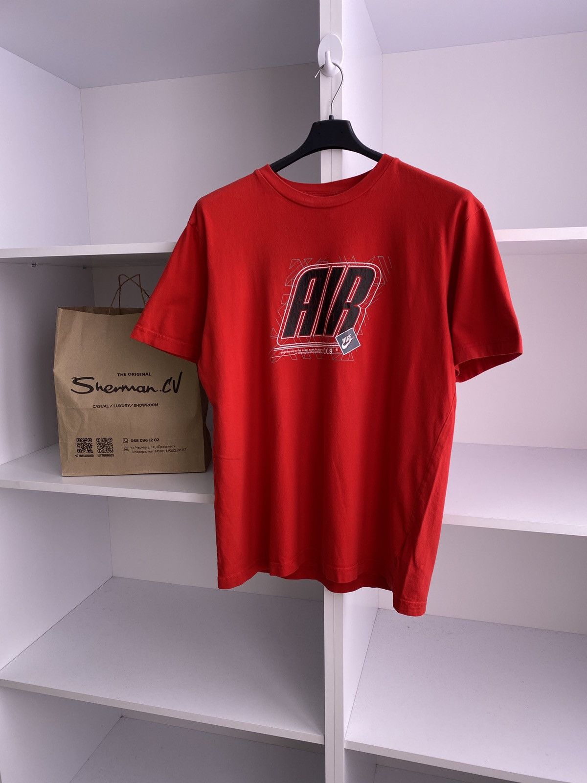 Nike × Vintage Vintage Nike Air Tee 90-s style Size US L / EU 52-54 / 3 - 3 Thumbnail