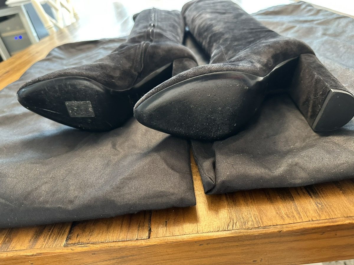 Saint Laurent Paris Saint Laurent Black Suede Knee High Boots EU 39 US 8.5 Size US 8.5 / IT 38.5 - 6 Thumbnail