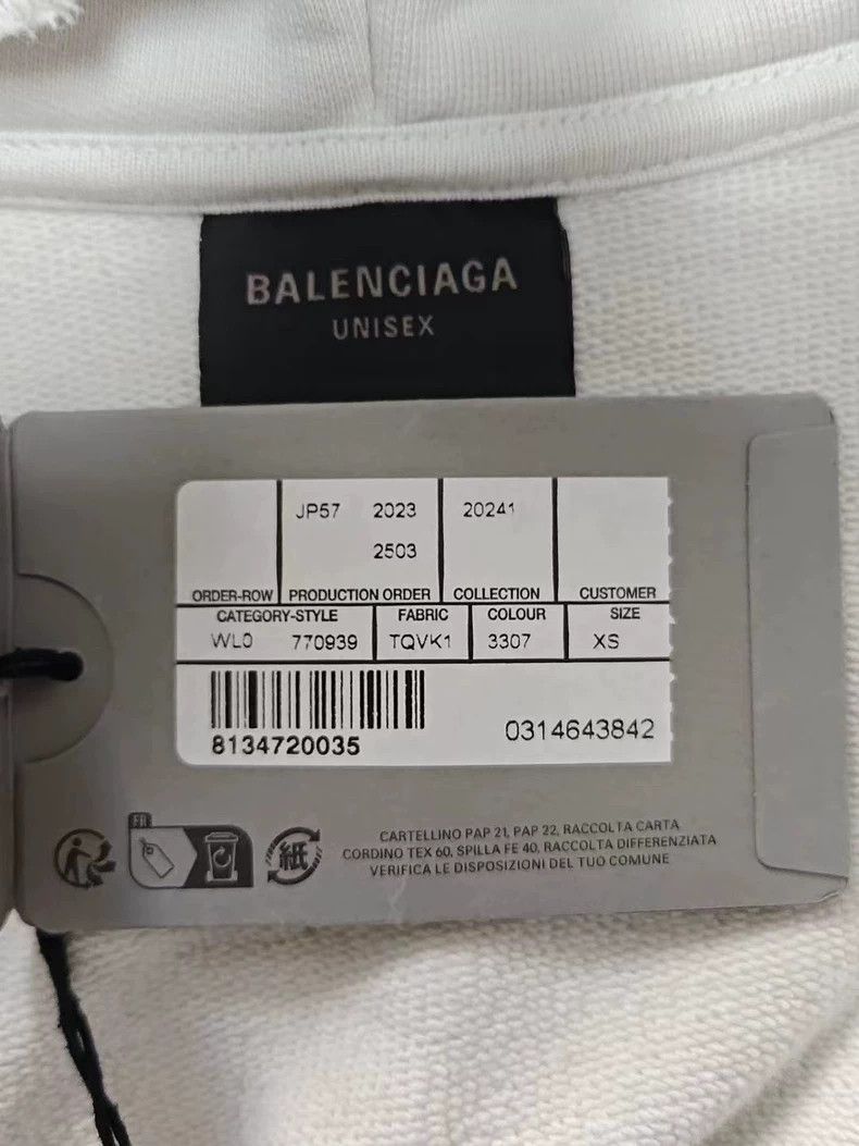 Balenciaga Balenciaga Tattoo Print Zip-Up Hoodie Jacket-2507 Size US XS / EU 42 / 0 - 5 Thumbnail