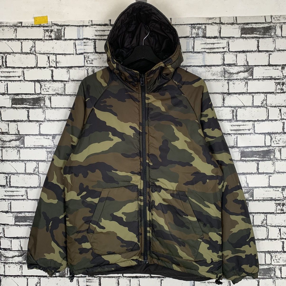 Designer × New Era × Vintage New Era Reversible Camouflage Jacket Size US XL / EU 56 / 4 - 1 Thumbnail