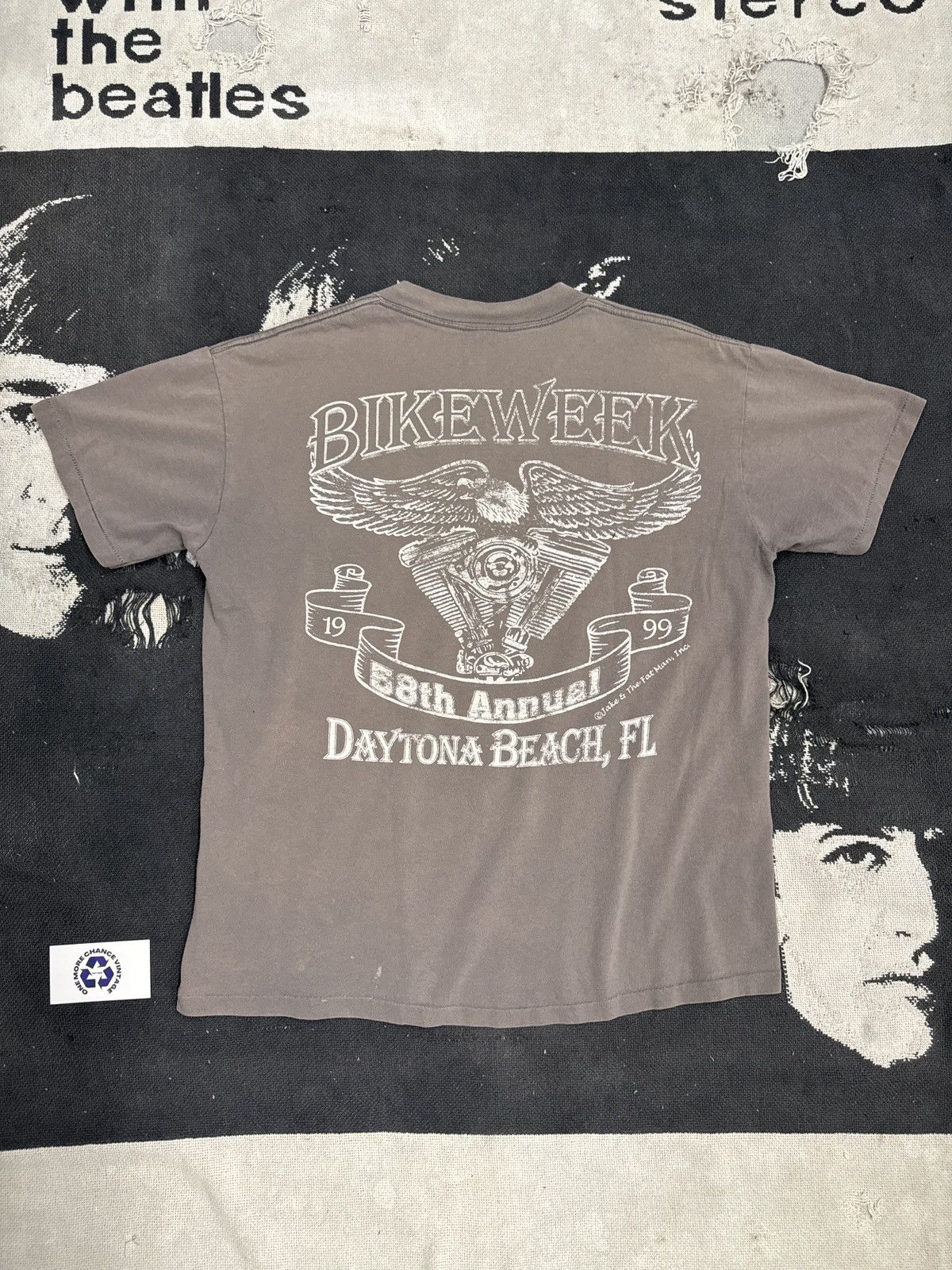 Vintage Biker Week Daytona 1999 Vintage 90’s Single Stitch T-Shirt Size US L / EU 52-54 / 3 - 2 Thumbnail