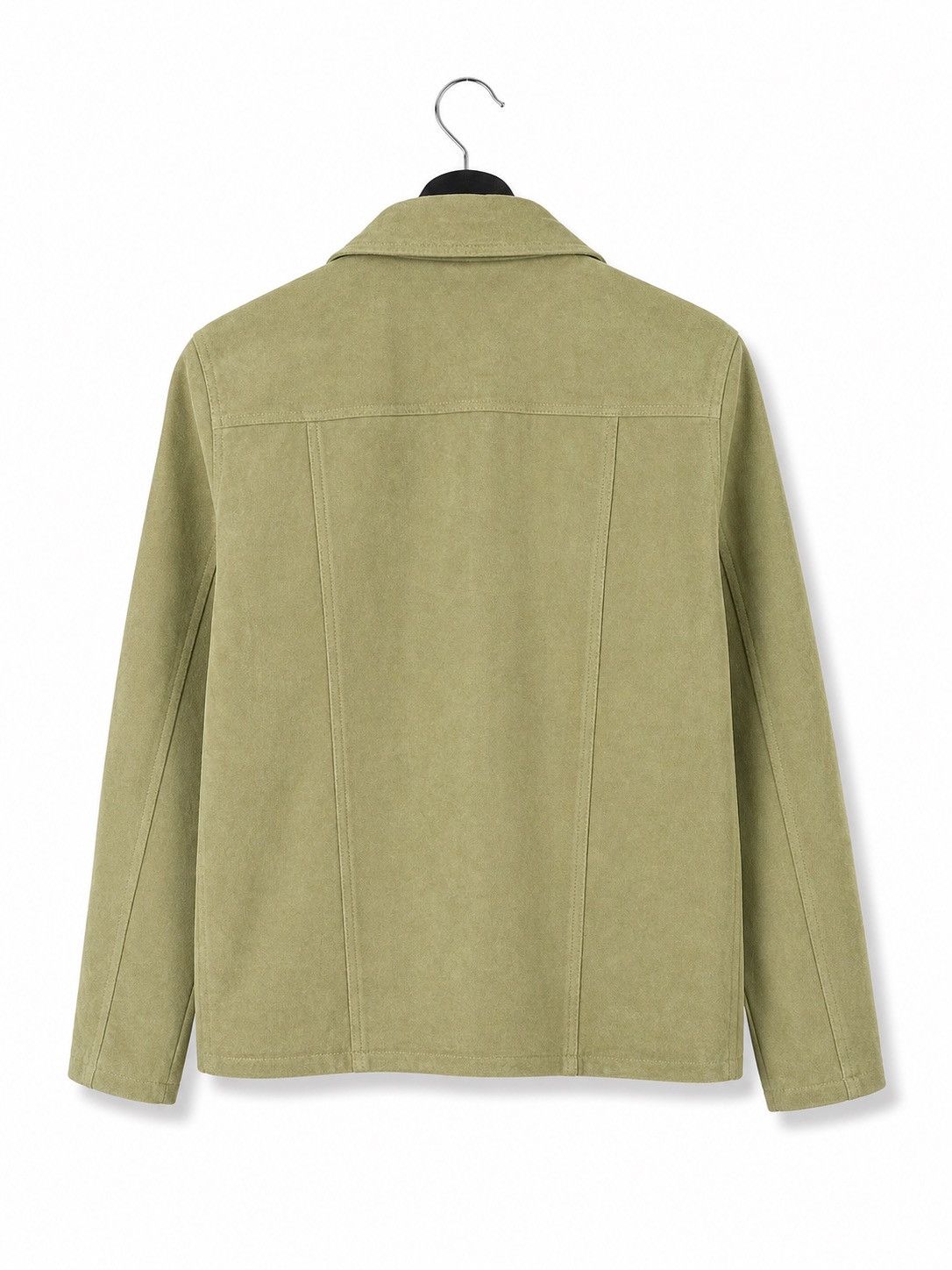 Japanese Brand Speaker Like A Child Beige Suede Leather Jacket Minimal Size US S / EU 44-46 / 1 - 2 Thumbnail
