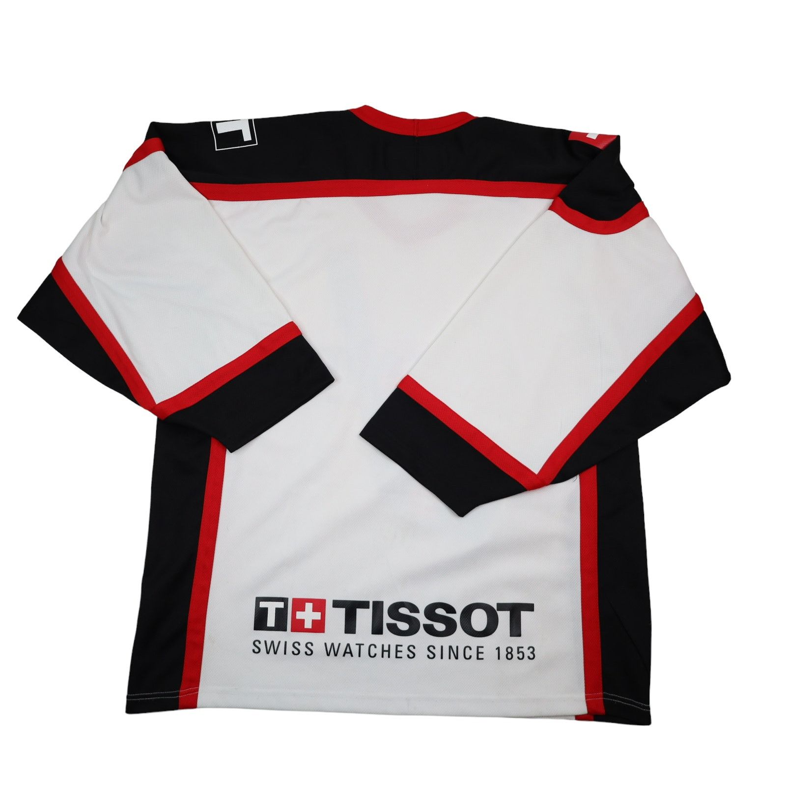 Nike × Tissot × Vintage Vintage Nike x Tissot Watches Hockey Jersey Size US L / EU 52-54 / 3 - 8 Thumbnail