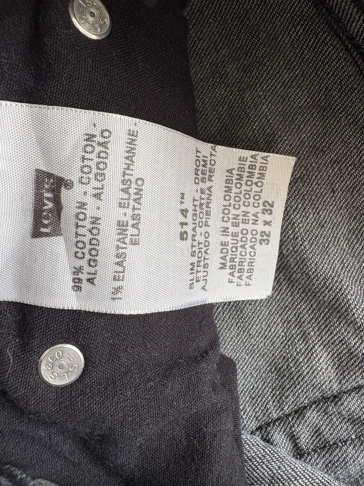 Levi's Levi’s 514 Slim Straight black denim shorts W32 Size 32" / US 10 / IT 46 - 3 Thumbnail