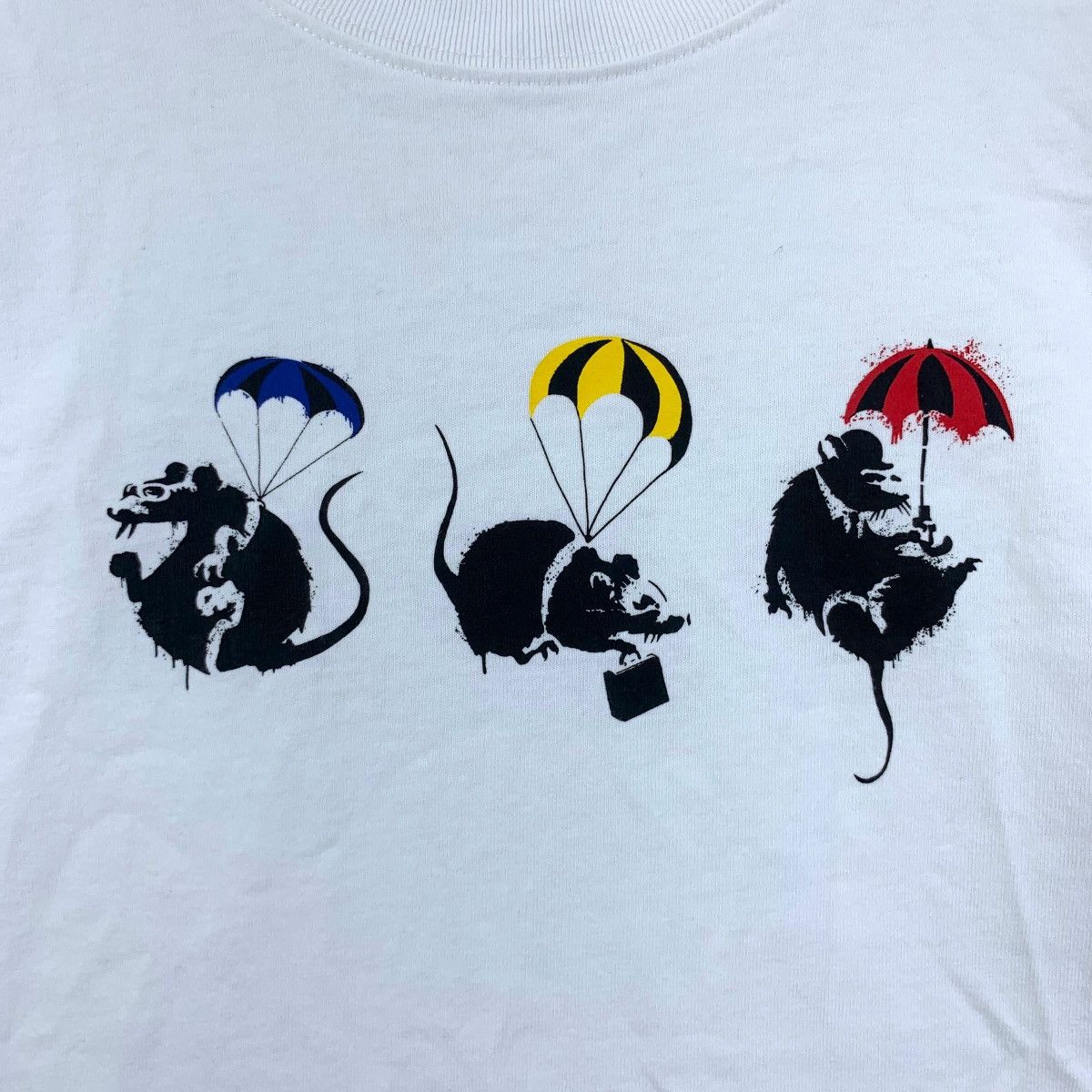 United Arrows UNITED ARROWS x BRANDALISED Banksy Rat Tee Shirt Size XL / US 12-14 / IT 48-50 - 3 Thumbnail