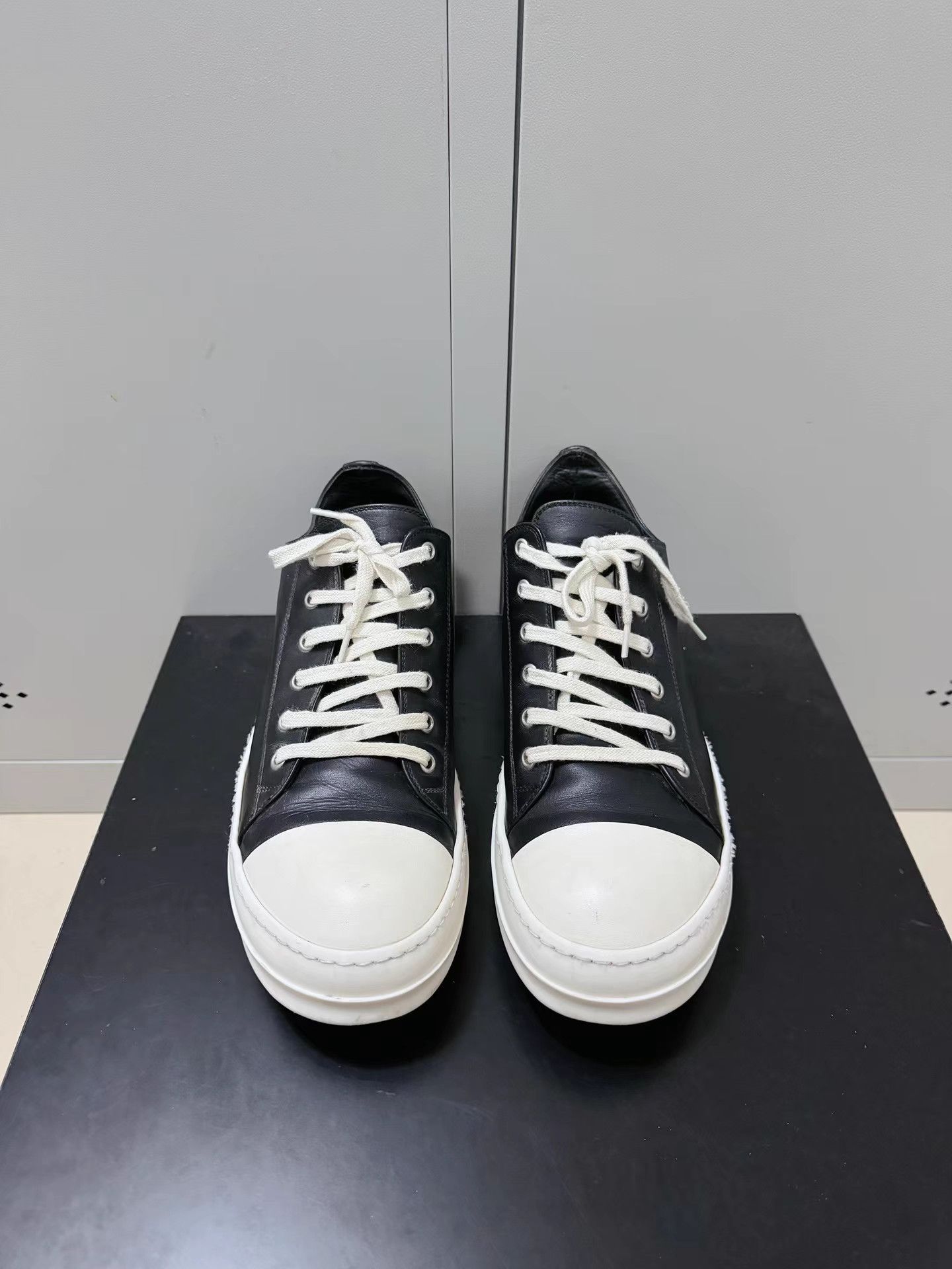 Rick Owens Rick Owens leather Converse high-top Size US 9 / EU 42 - 2 Thumbnail