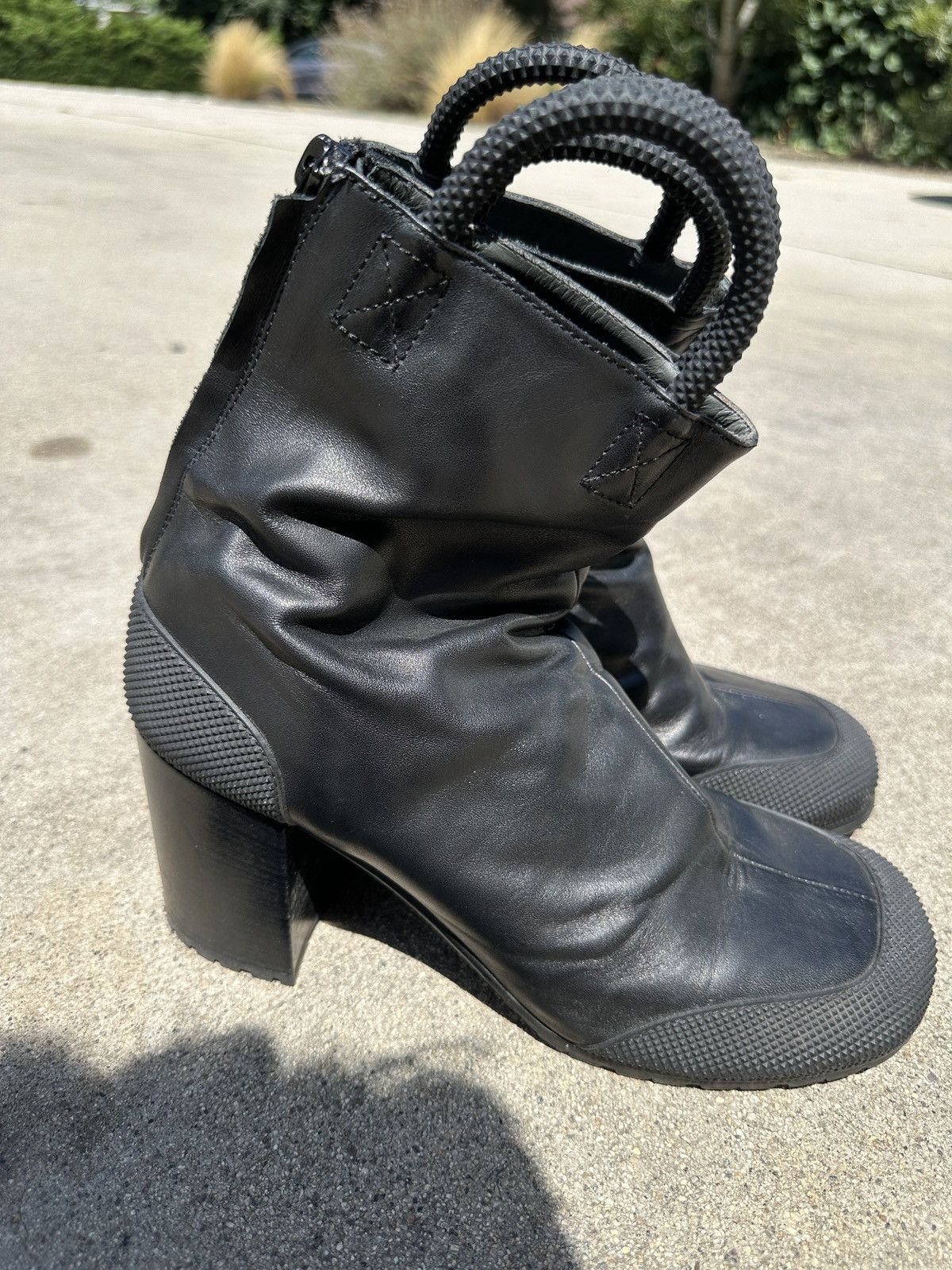 Random Identities Random Identities Black Vibram Worker Boots Size US 9 / EU 42 - 3 Thumbnail