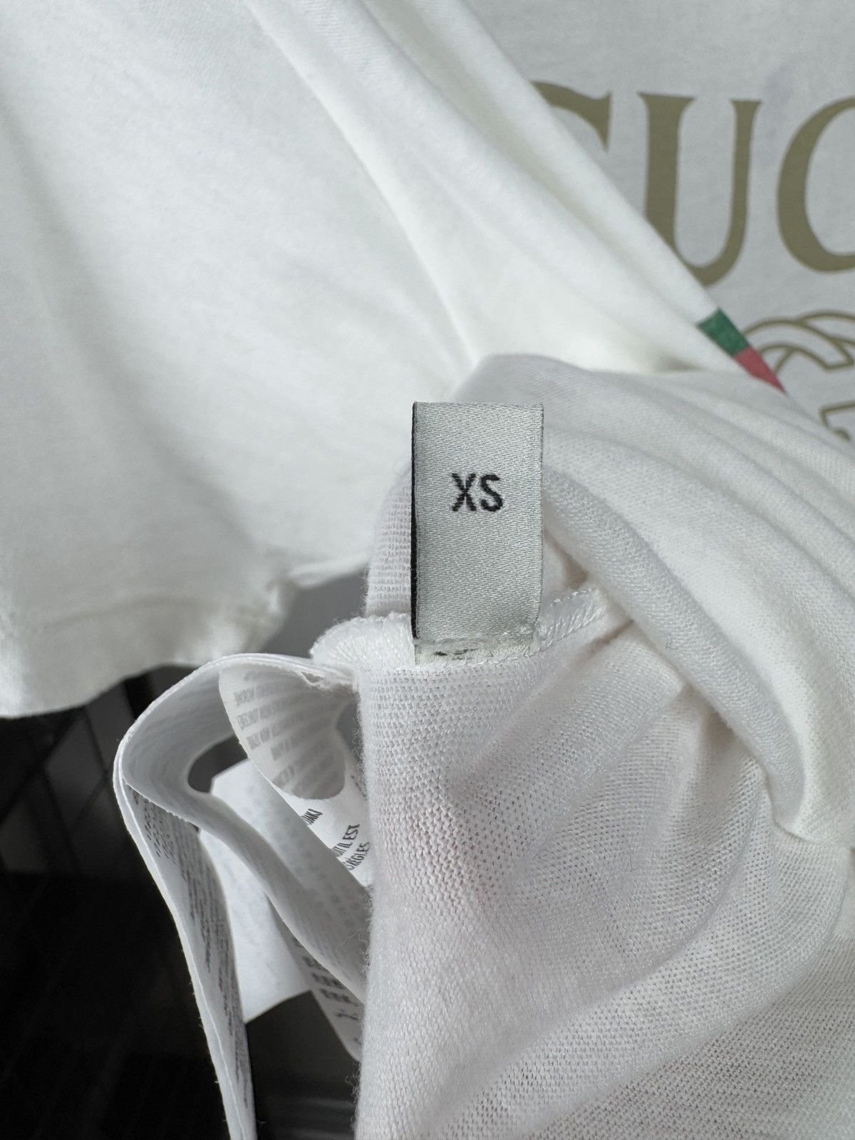 Gucci Gucci White Logo Flower Embroidered Distressed Oversized Tee Size XS / US 0-2 / IT 36-38 - 12 Thumbnail