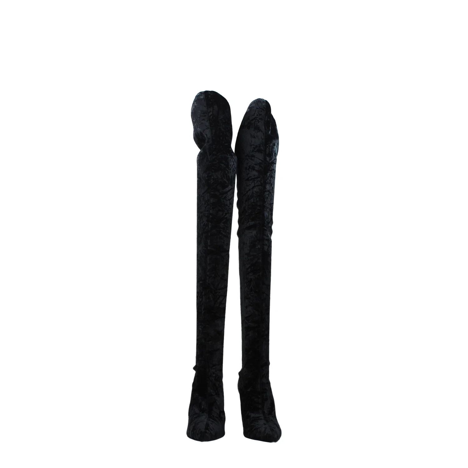 Paris Texas ob1o1e1124 Velvet Boots in Black Size US 9 / IT 39 - 3 Thumbnail
