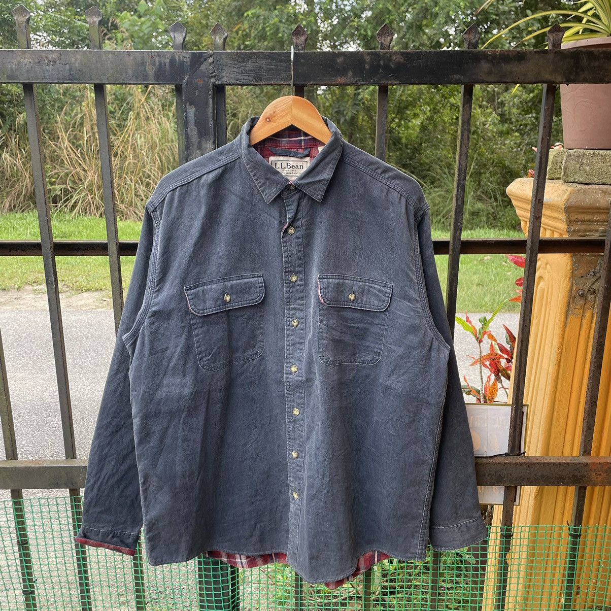 L.L. Bean × Vintage 🔥Vintage L.L.Bean Double Pocket Checkerd Inside Chore Jacket Size US L / EU 52-54 / 3 - 1 Thumbnail
