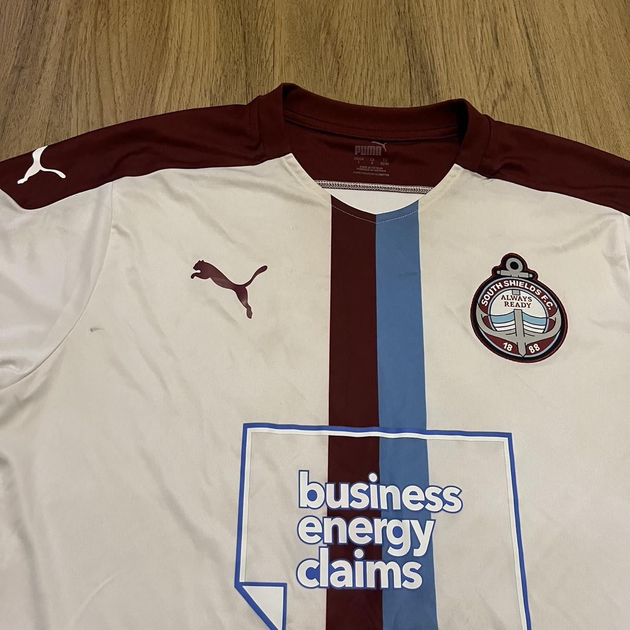 Puma 2020-21 South Shields Puma white and brown home Size US L / EU 52-54 / 3 - 3 Thumbnail