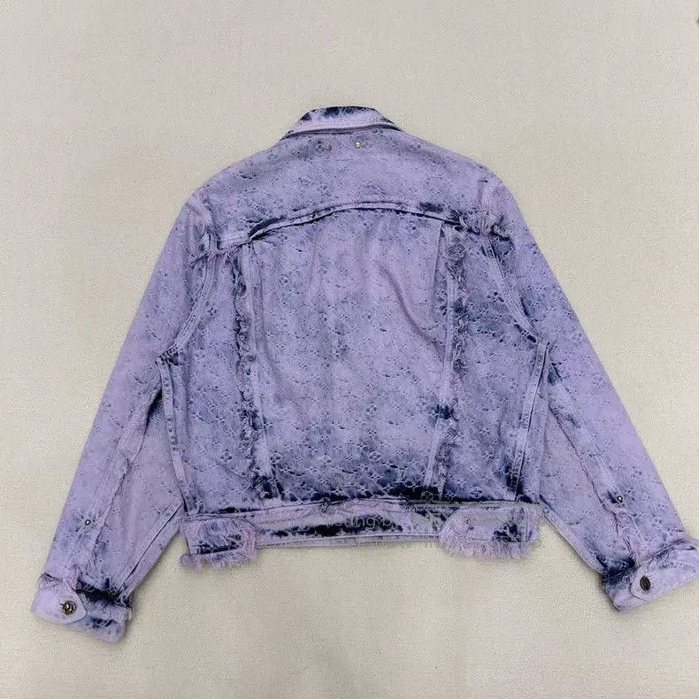 Other Louis Vuitton Purple fringed denim jacket Size US M / EU 48-50 / 2 - 2 Thumbnail