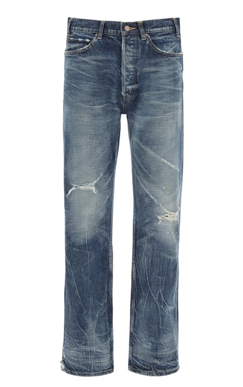 Celine Hedi era Celine destroyed moonlight wash DENIM Size US 34 / EU 50 - 9 Thumbnail