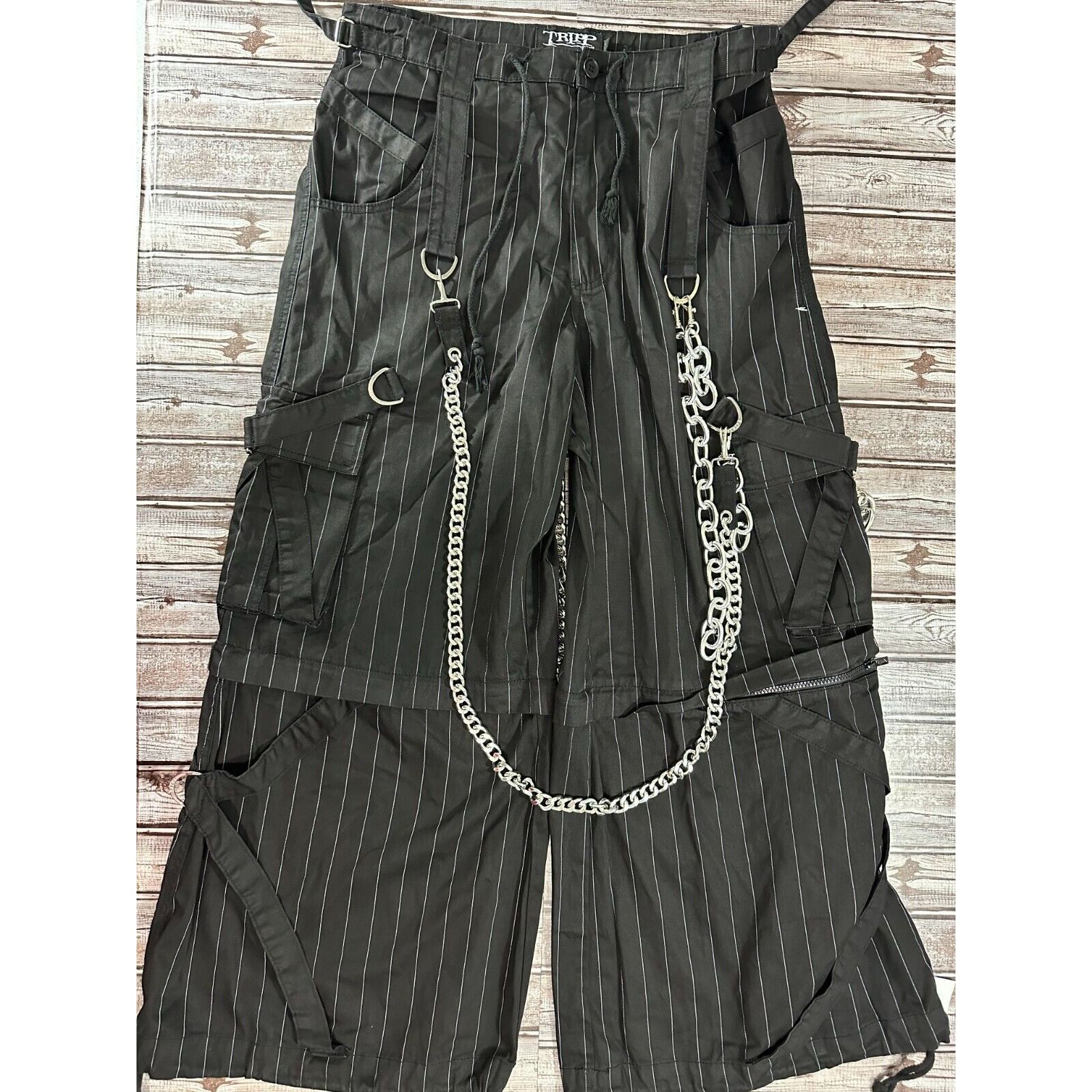 Tripp nyc black 2024 and yellow pants/shorts