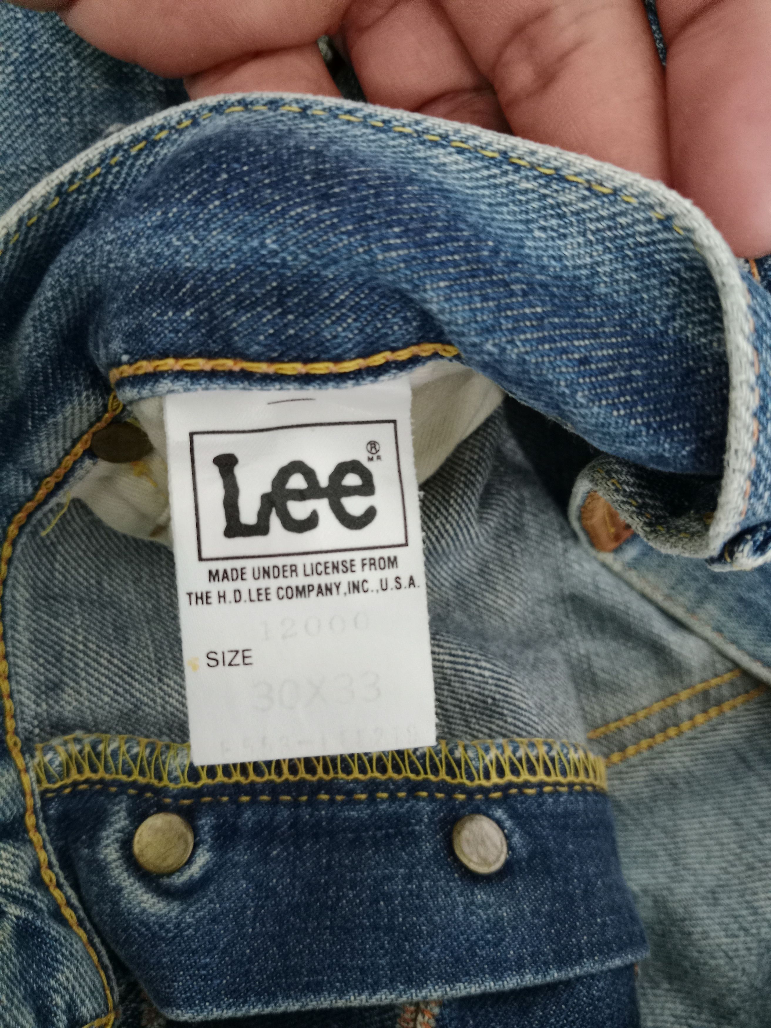 Lee Vintage LEE Riders Union Made Selvedge Distressed Jeans Size US 30 / EU 46 - 11 Thumbnail