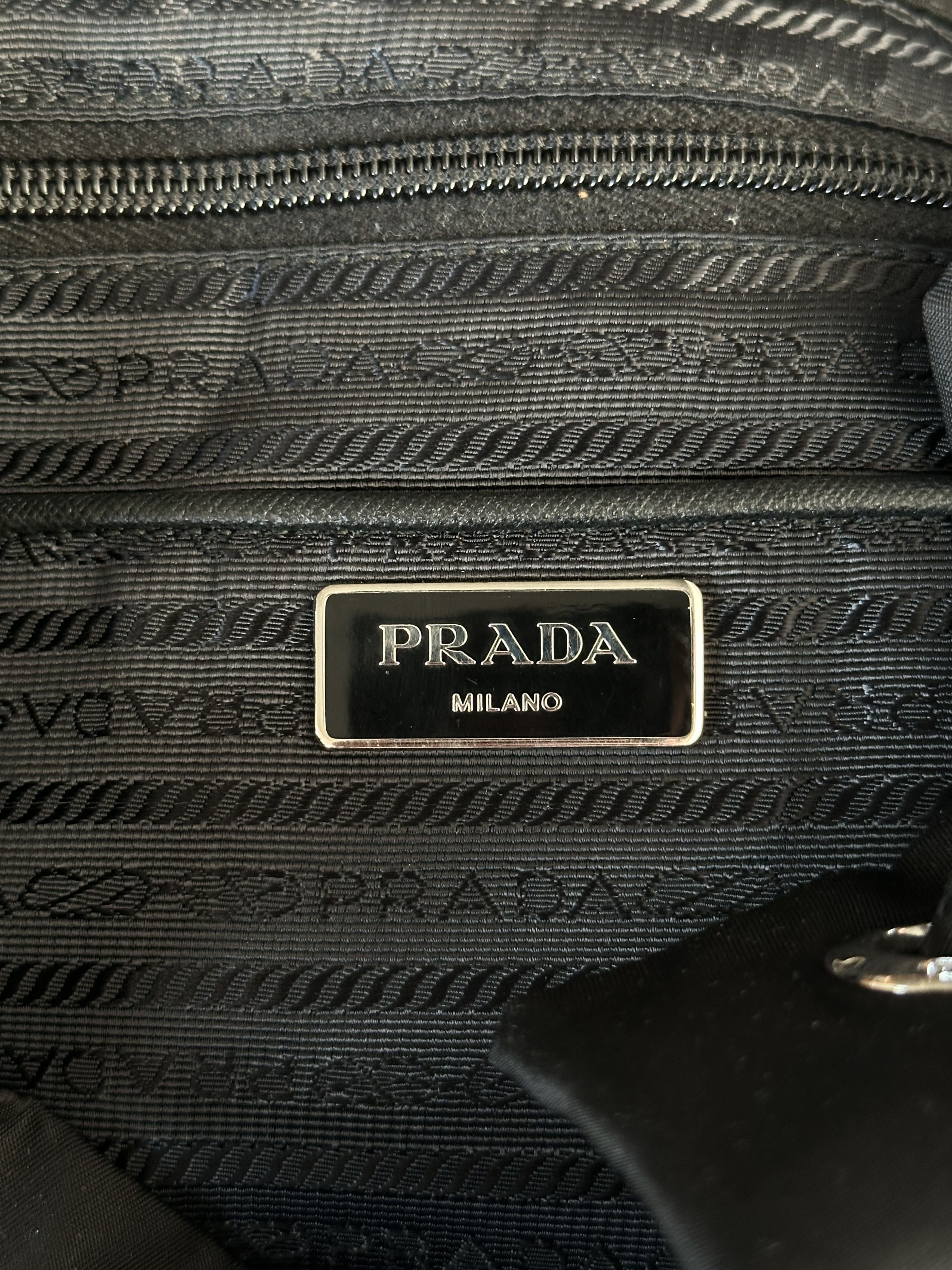 Prada Prada Black Re-Nylon Backpack Size ONE SIZE - 7 Thumbnail