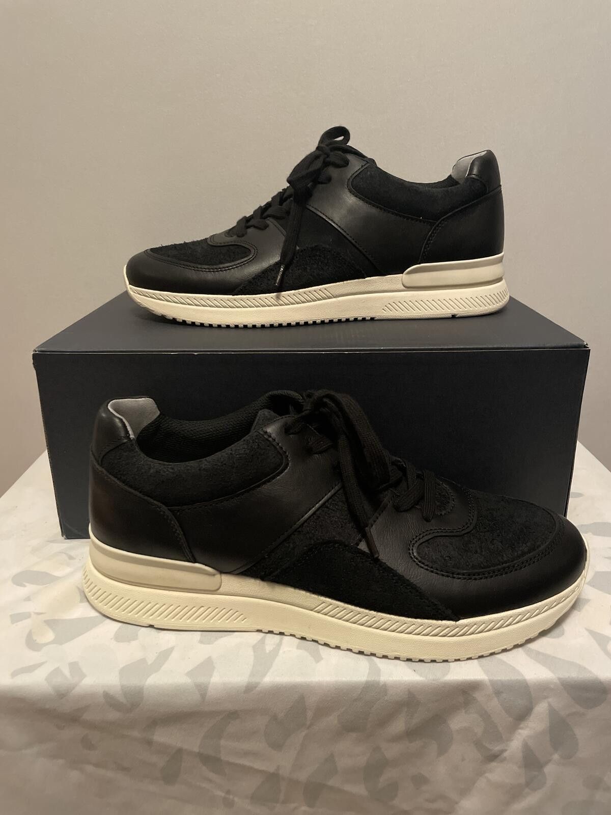 Everlane NIB Everlane Size 10 Trainer Black Suede Sneaker Shoes Size US 10 / EU 43 - 1 Thumbnail