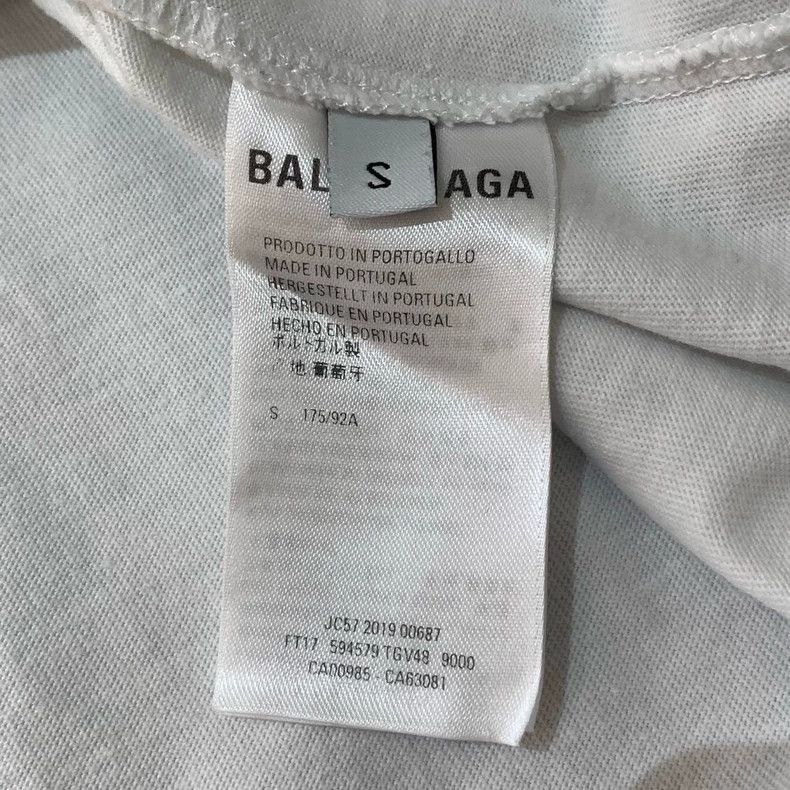 Balenciaga Balenciaga Crown Logo Letter Printed Short Sleeve T-Shirt Size US S / EU 44-46 / 1 - 5 Thumbnail