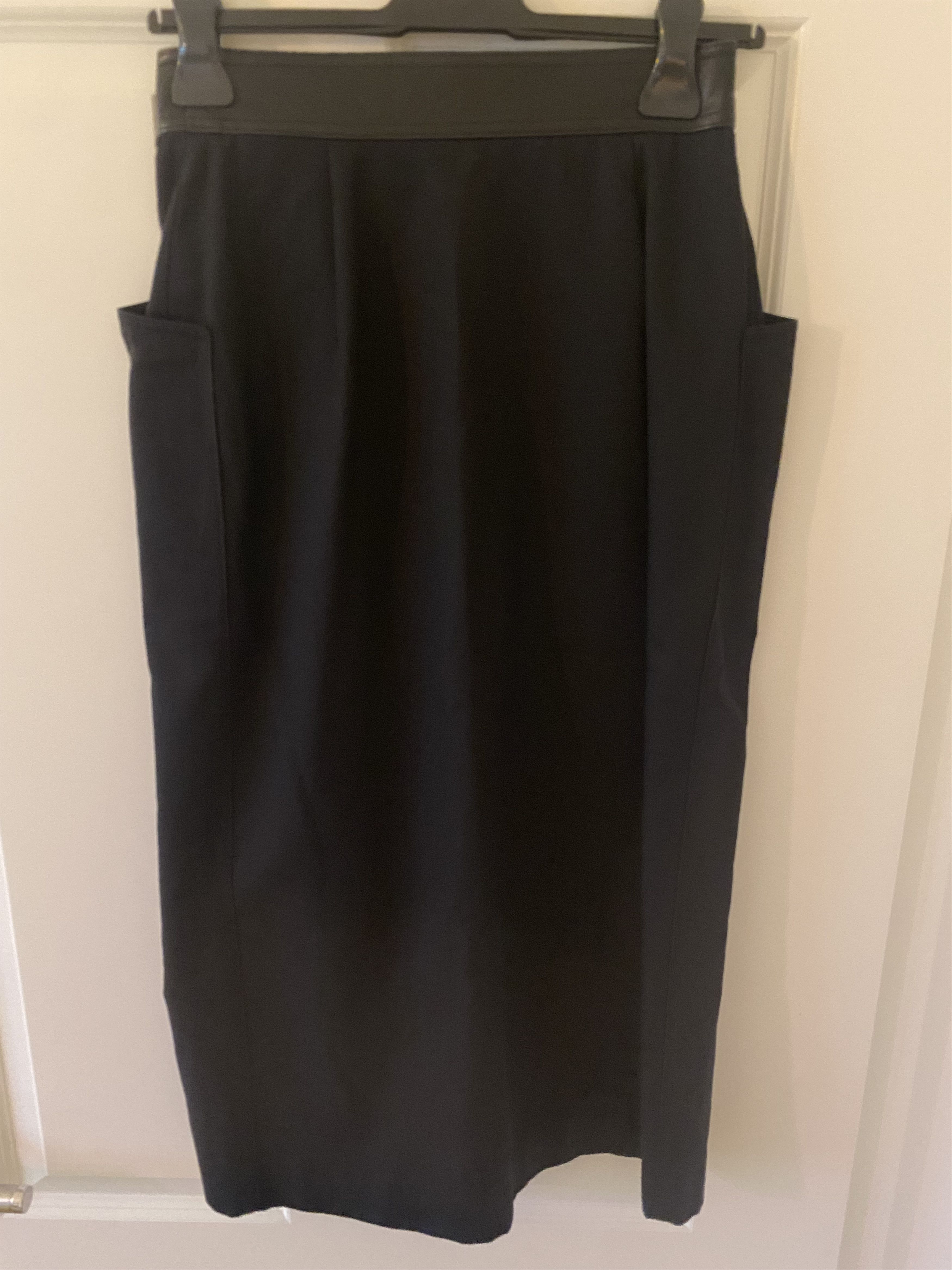 Karl Lagerfeld Vintage Midi Skirt with gold buttons Size 27" / US 4 / IT 40 - 2 Thumbnail