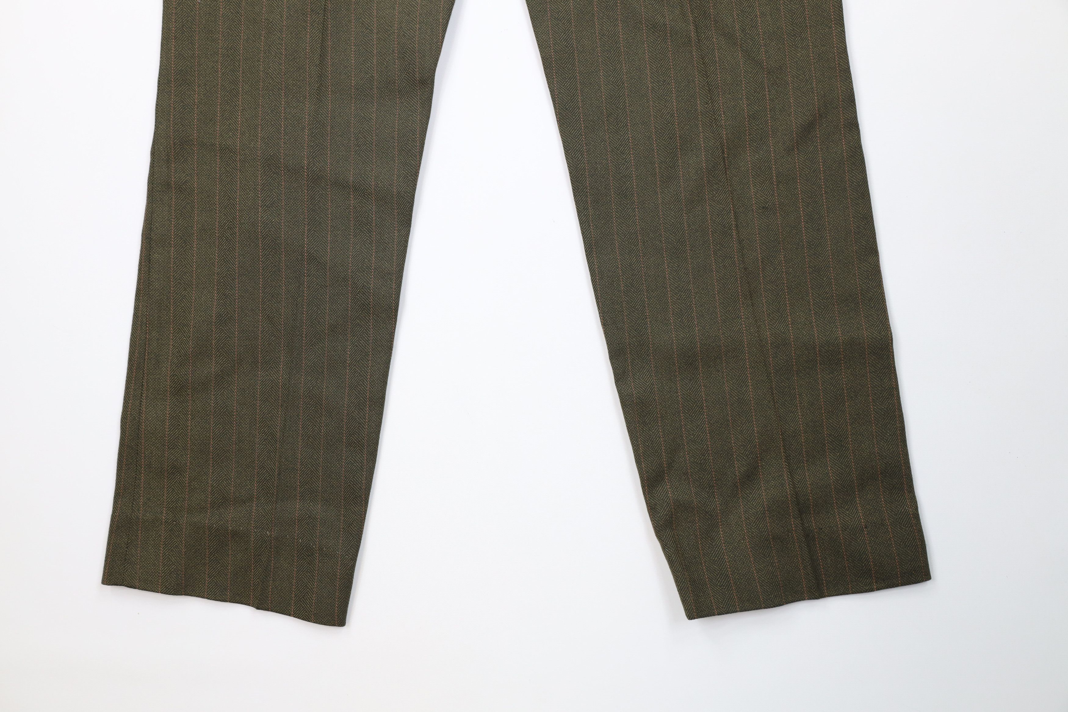 Vintage Vintage 60s 70s Streetwear Wool Pinstriped Chino Pants USA Size US 36 / EU 52 - 12 Thumbnail