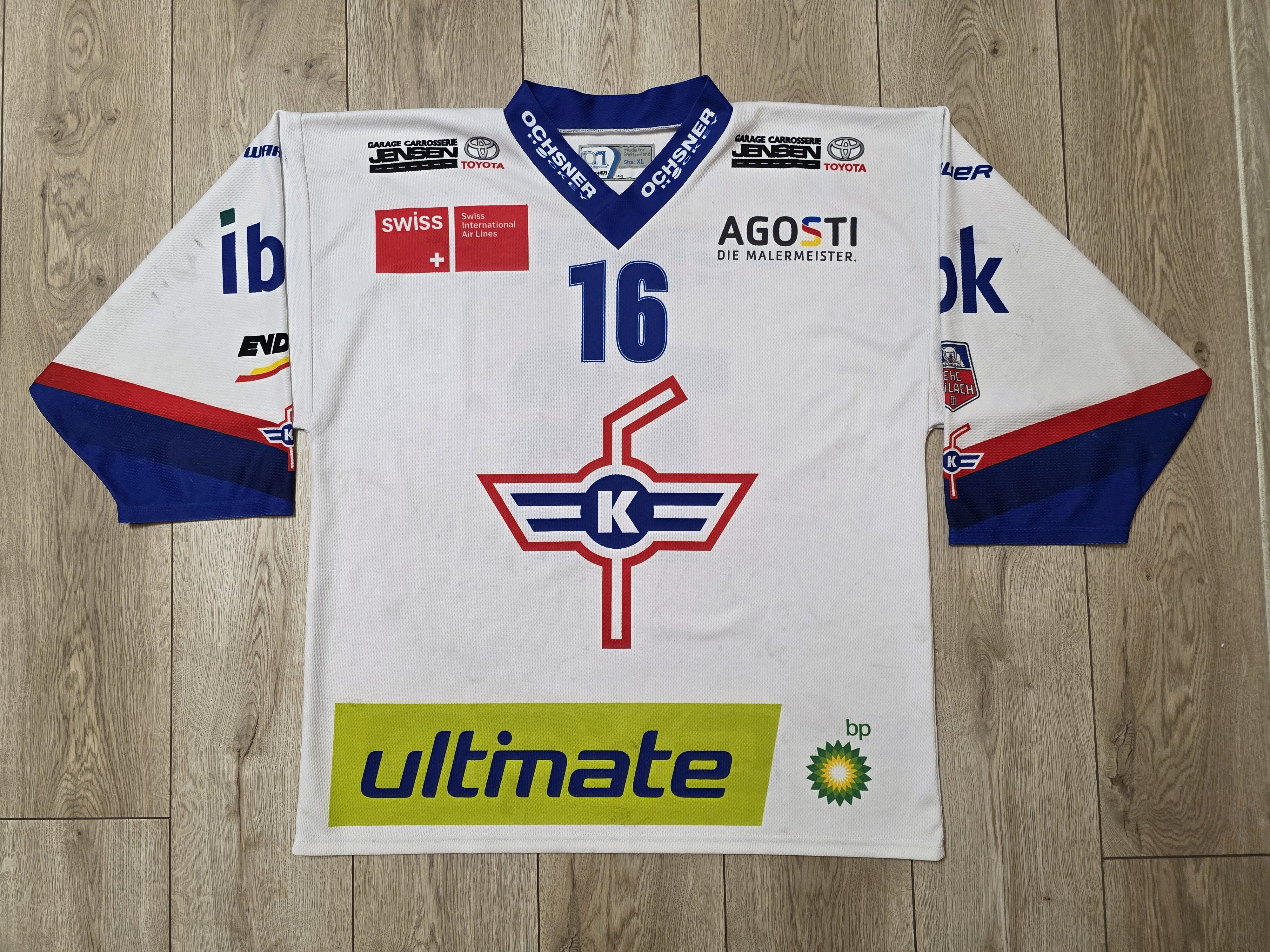 All Sport EHC KLOTEN HOCKEY JERSEY BLUE JERSEY ICE HOCKEY SWITZERLAND Size US XL / EU 56 / 4 - 1 Thumbnail