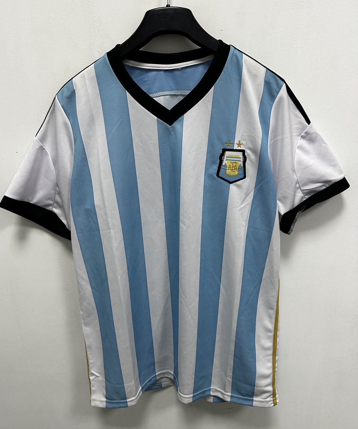 Pre-owned Soccer Jersey X Vintage Blokecore Argentina Jersey Very Japan Y2k In White