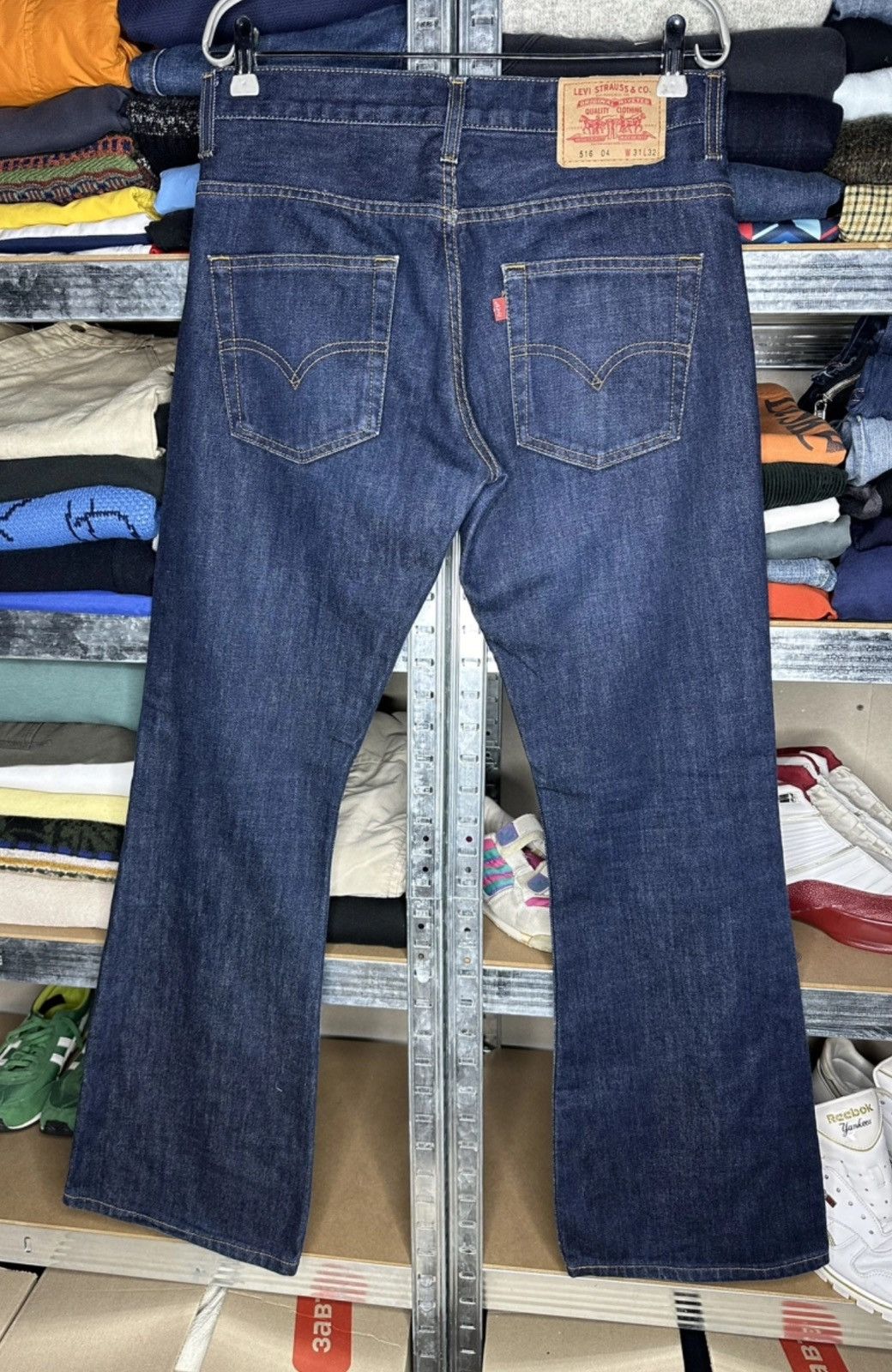 Levi's Levi’s 516 Bootcut Jeans Flared W31 L32 Retro Denim Pants Size US 31 - 2 Thumbnail
