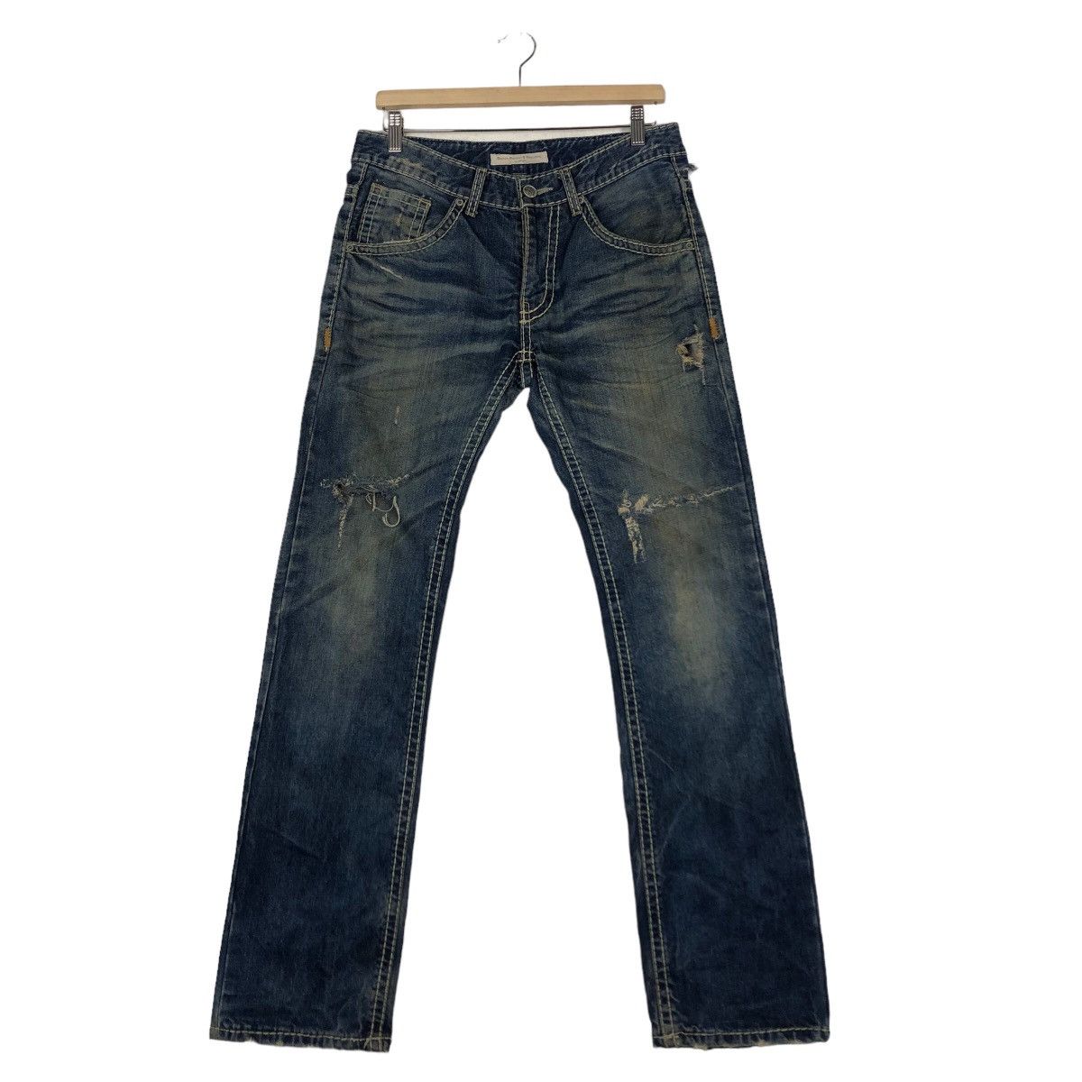 Japanese Brand 🔥Biker Jeans Rider Denim People & Republic Issey Miyake Size US 32 / EU 48 - 1 Thumbnail
