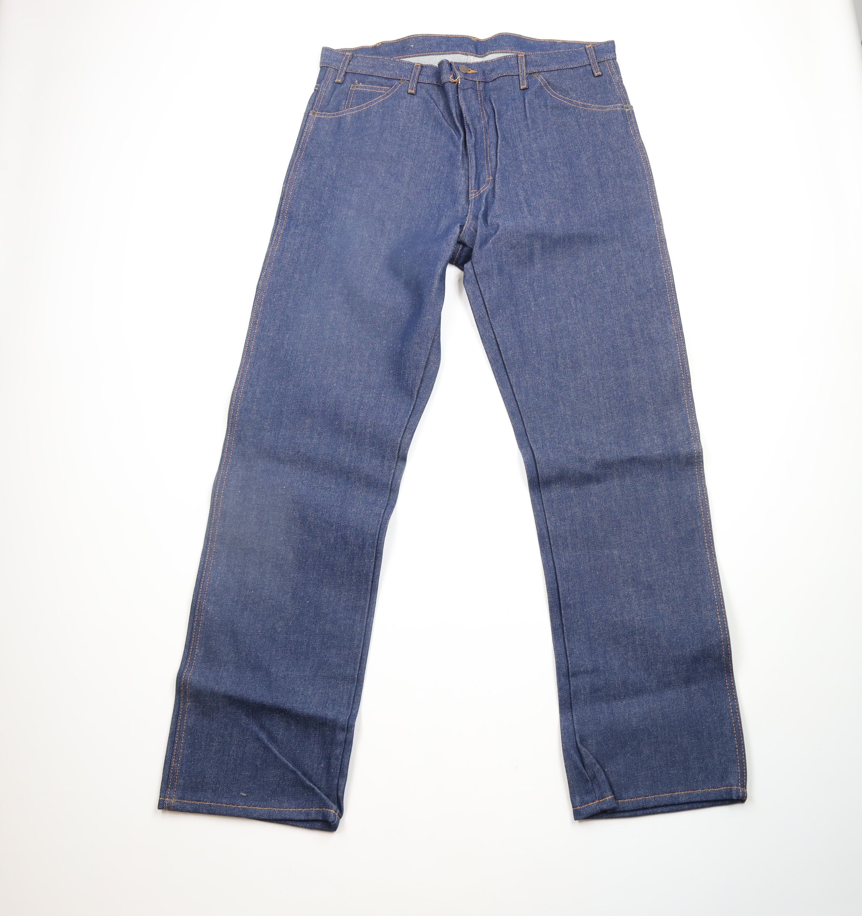 Dickies × Vintage Deadstock Vintage Y2K Dickies Wide Leg Denim Work Jeans Size US 40 / EU 56 - 1 Thumbnail