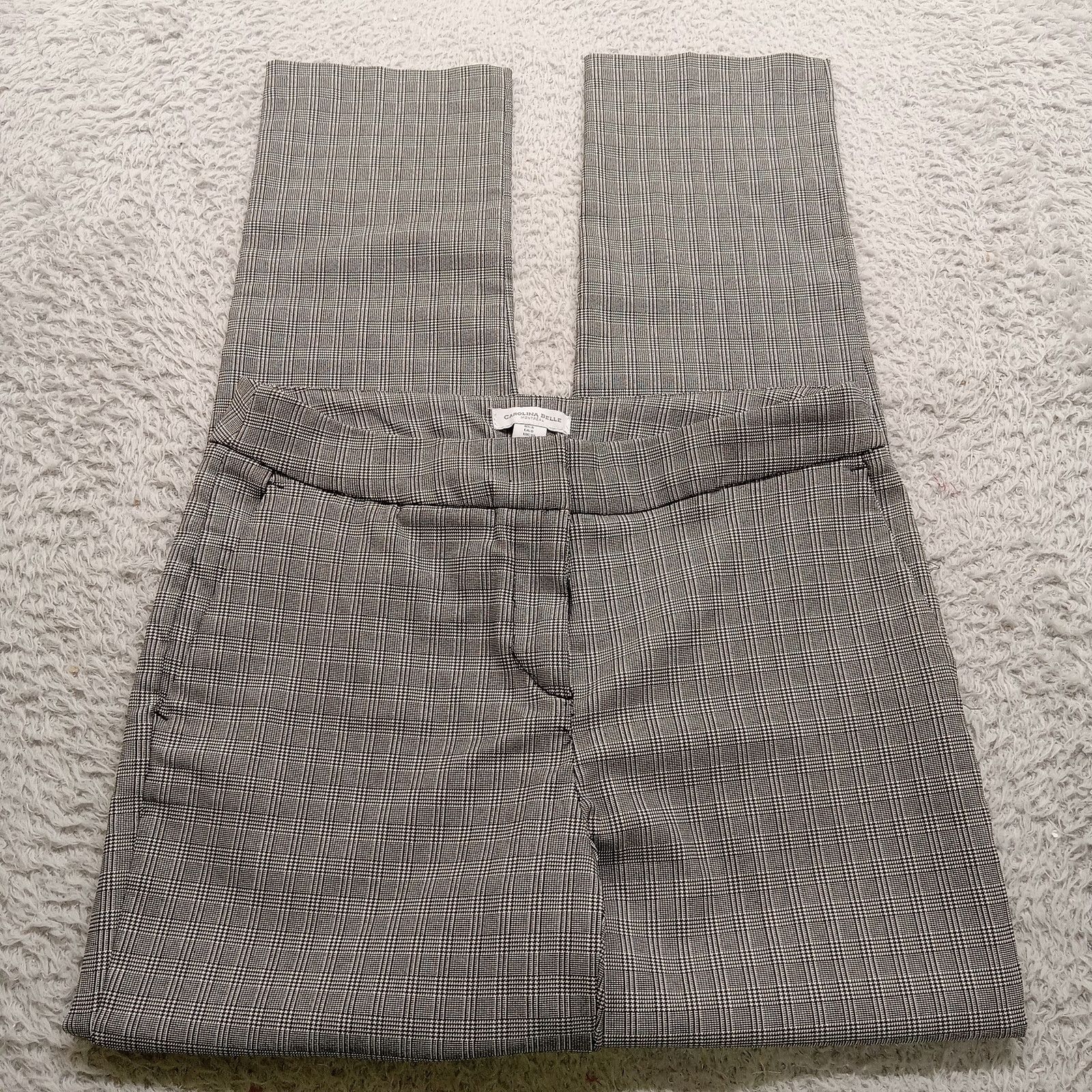 & Other Stories Carolina Belle Houndstooth Crop Dress Pants 6 (30 X 28) Size 28" / US 6 / IT 42 - 4 Thumbnail