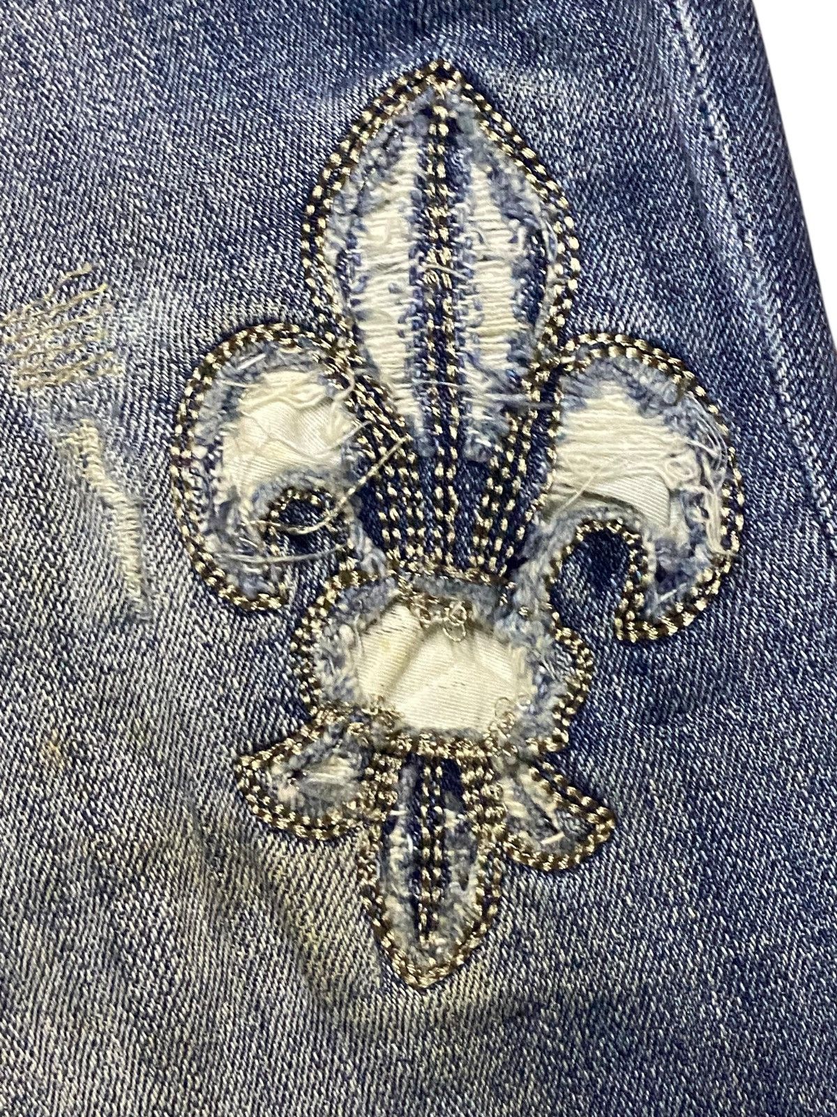 Cook Jeans Vintagw Cook Jeans Embroidery like Amiri Skinny Jeans Size US 35 - 7 Thumbnail