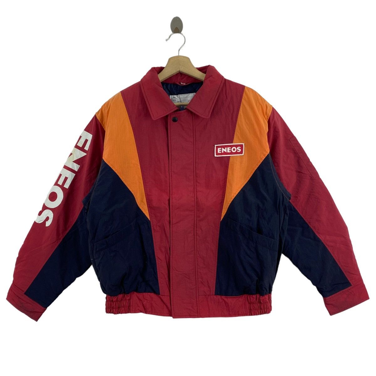 image of Eneos Racing Team Formula One Zipper Bomber Jacket, Men's (Size XL)