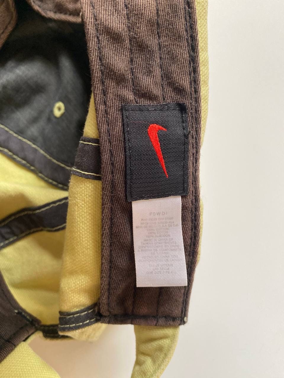 Nike × Vintage Vintage Nike Hat Cap Small logo Yellow OS 00’s Size ONE SIZE - 13 Thumbnail