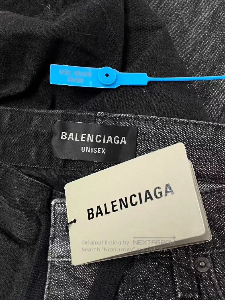 Balenciaga Balenciaga size S Patchwork Button Side Pocket Jeans Size US 27 - 5 Thumbnail