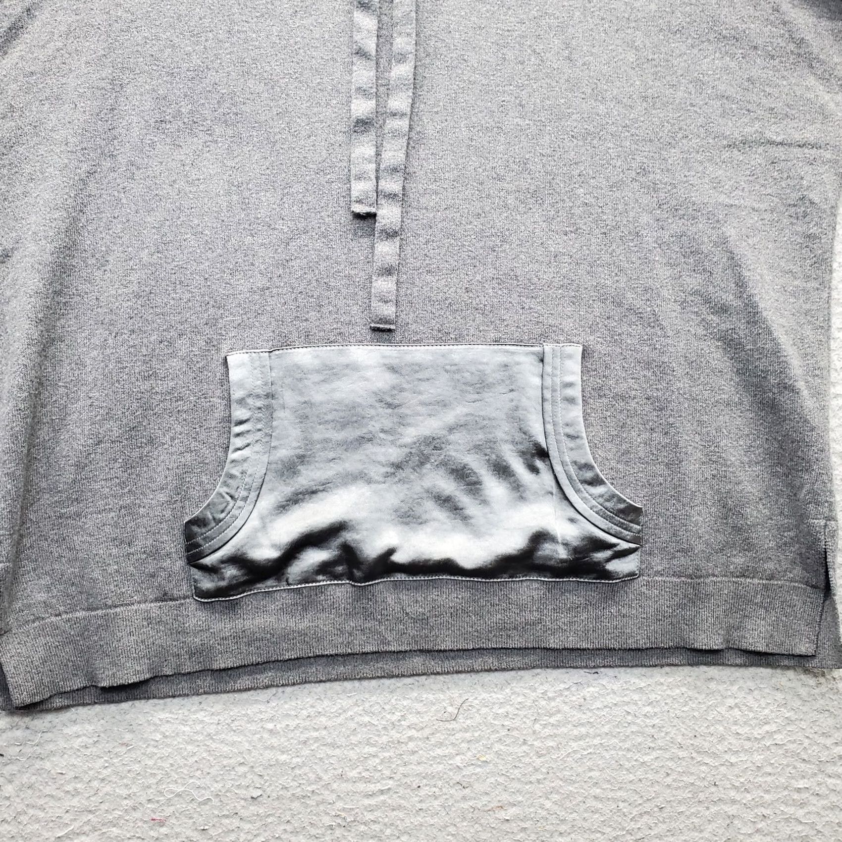 KangaROOS J Society Hoodie Womens XL Gray Long Sleeve Kangaroo Pocket Drawstring Size XL / US 12-14 / IT 48-50 - 5 Thumbnail