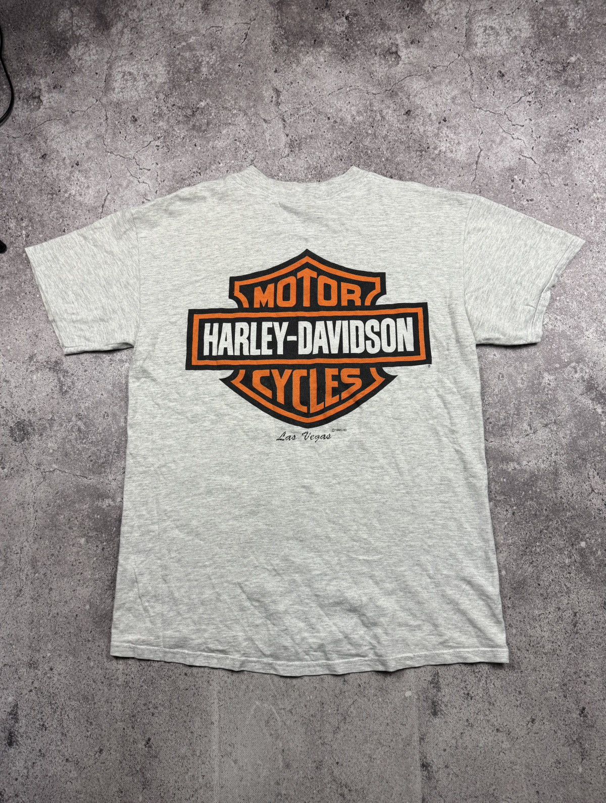 Harley Davidson Vintage 1995 Harley Davidson Eagle Biker T Shirt Las Vegas Size US M / EU 48-50 / 2 - 1 Thumbnail