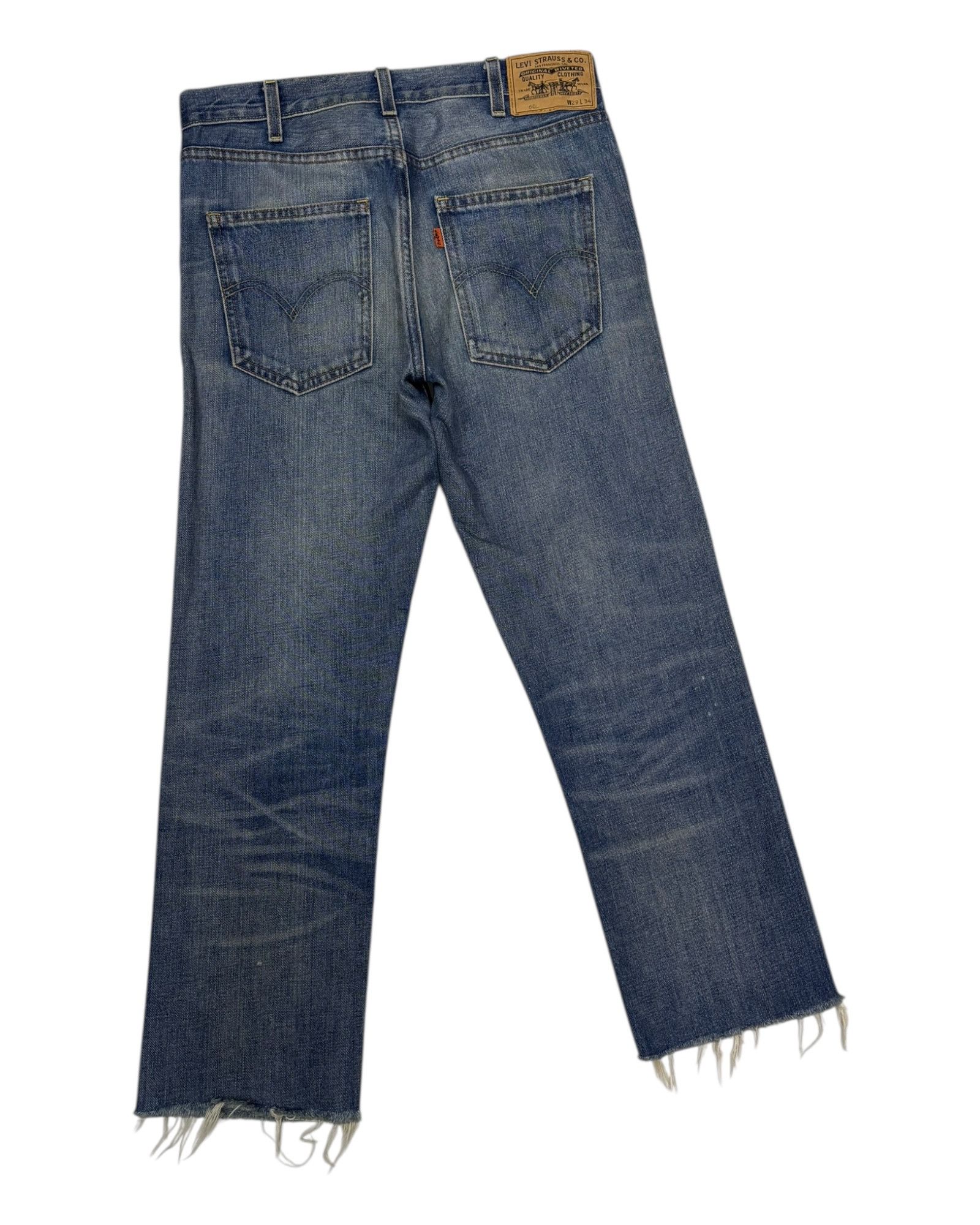 Levi's × Levi's Vintage Clothing × Vintage Vintage Levis Orange Tab Big E Distressed Denim Size 31" - 4 Thumbnail