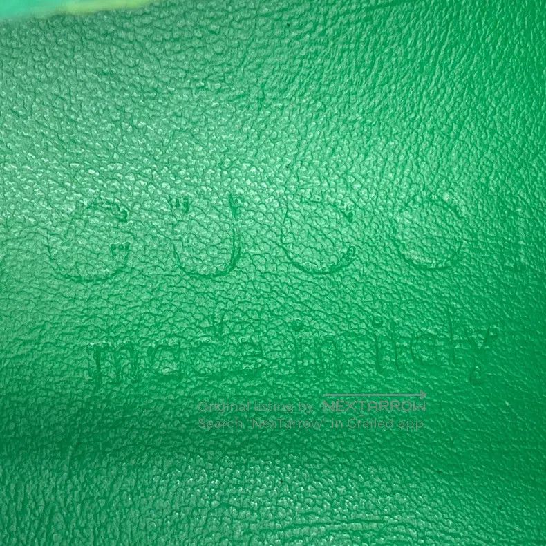 Gucci Gucci Green logo lace-up casual flat sneakers Size US 8.5 / IT 38.5 - 7 Thumbnail